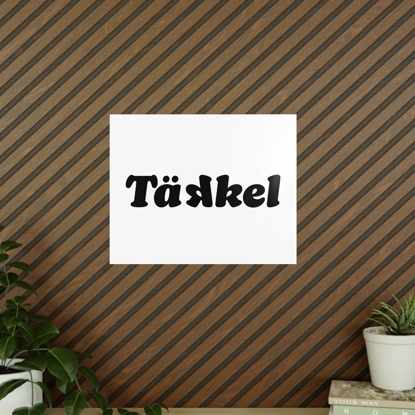 TÄKKEL Poster – Bold Football Statement Design