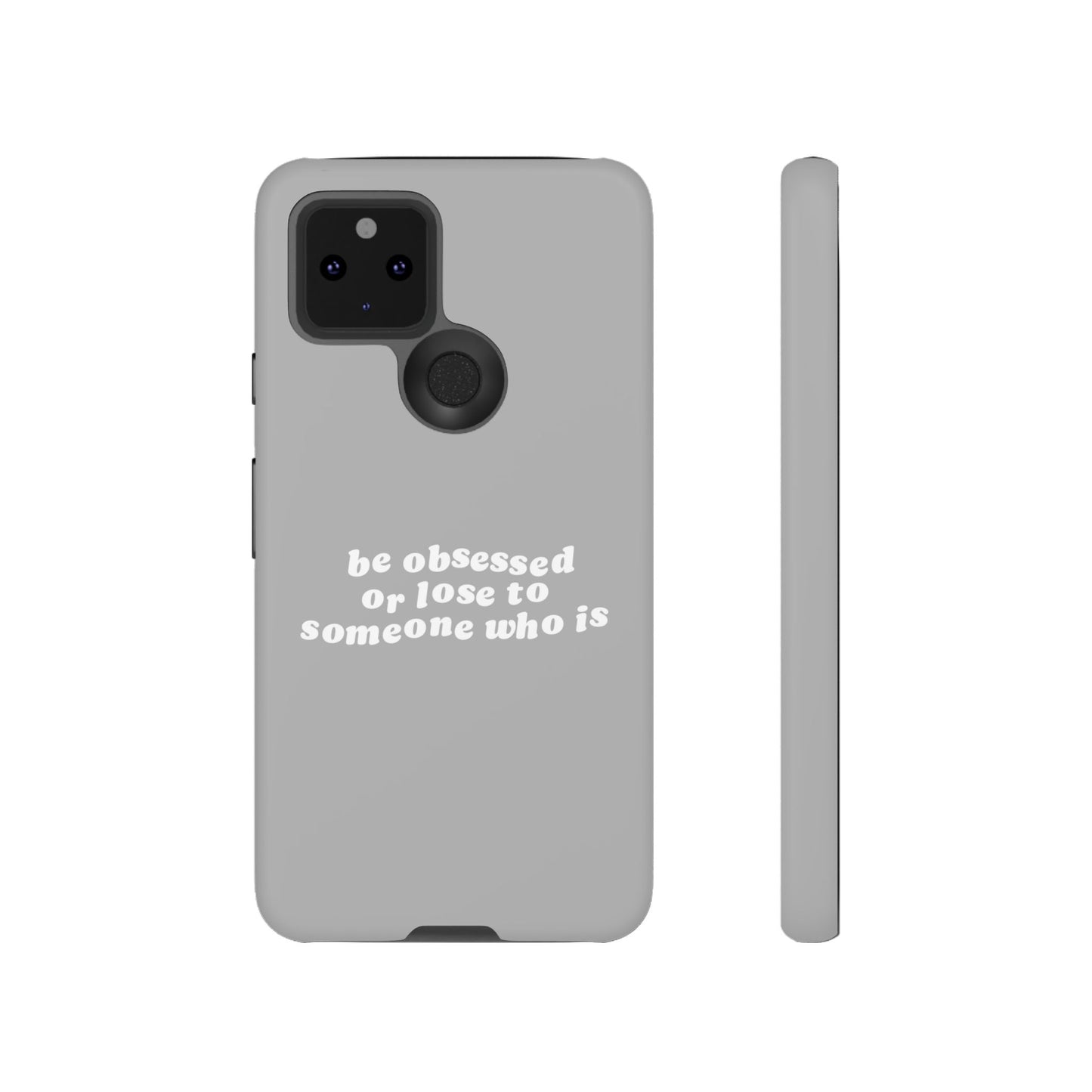 Too Obsessed Hard Case Grau Google Pixel
