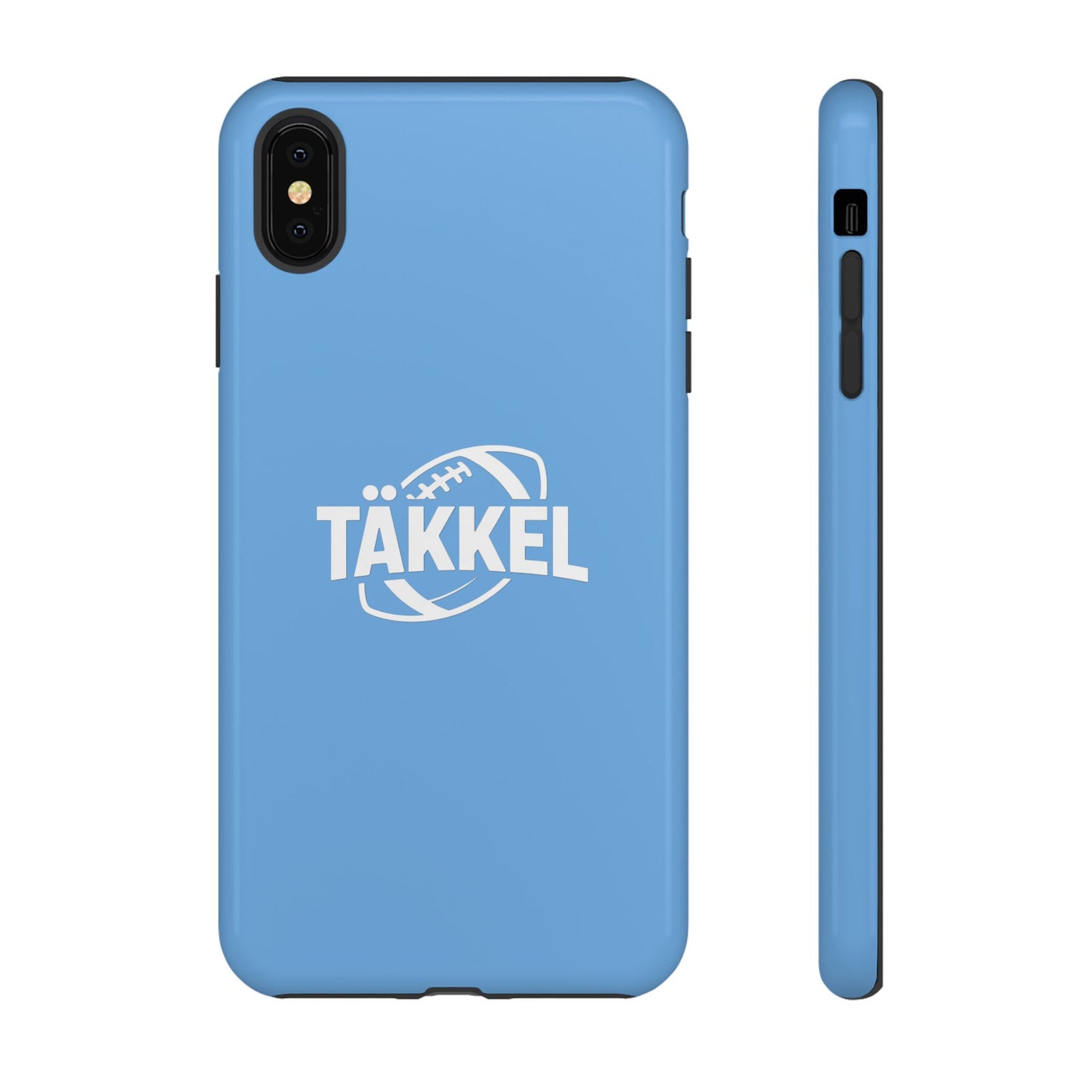 TÄKKEL FOOTBALL Hard Case Babyblau iPhone