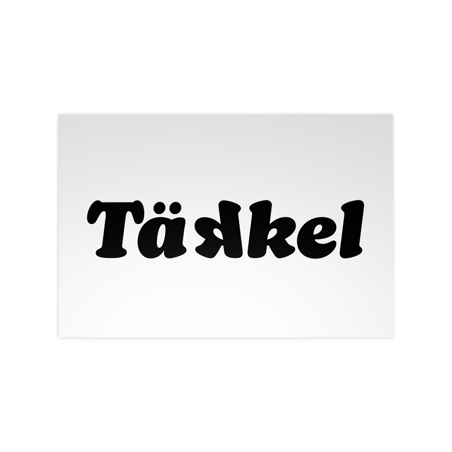 TÄKKEL Poster – Bold Football Statement Design