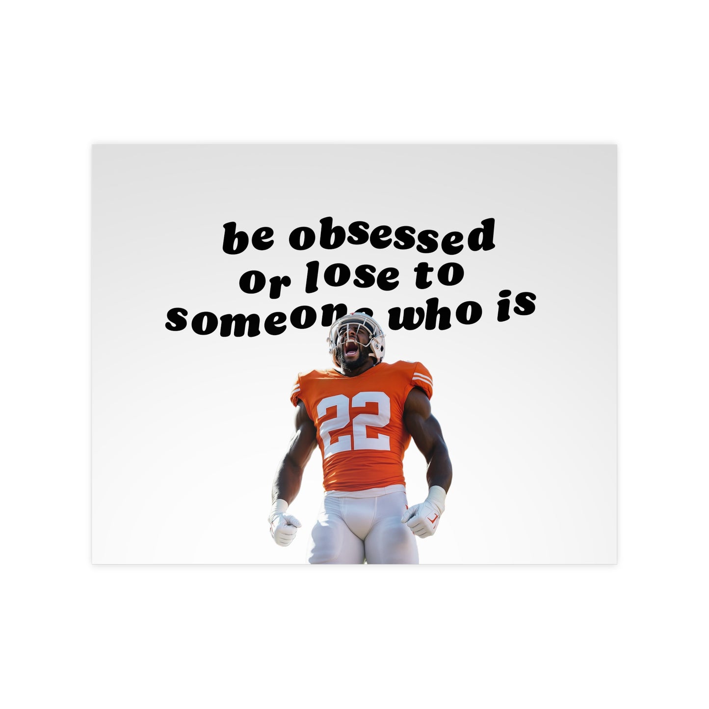 TÄKKEL Poster - Obsessed with the love (football)