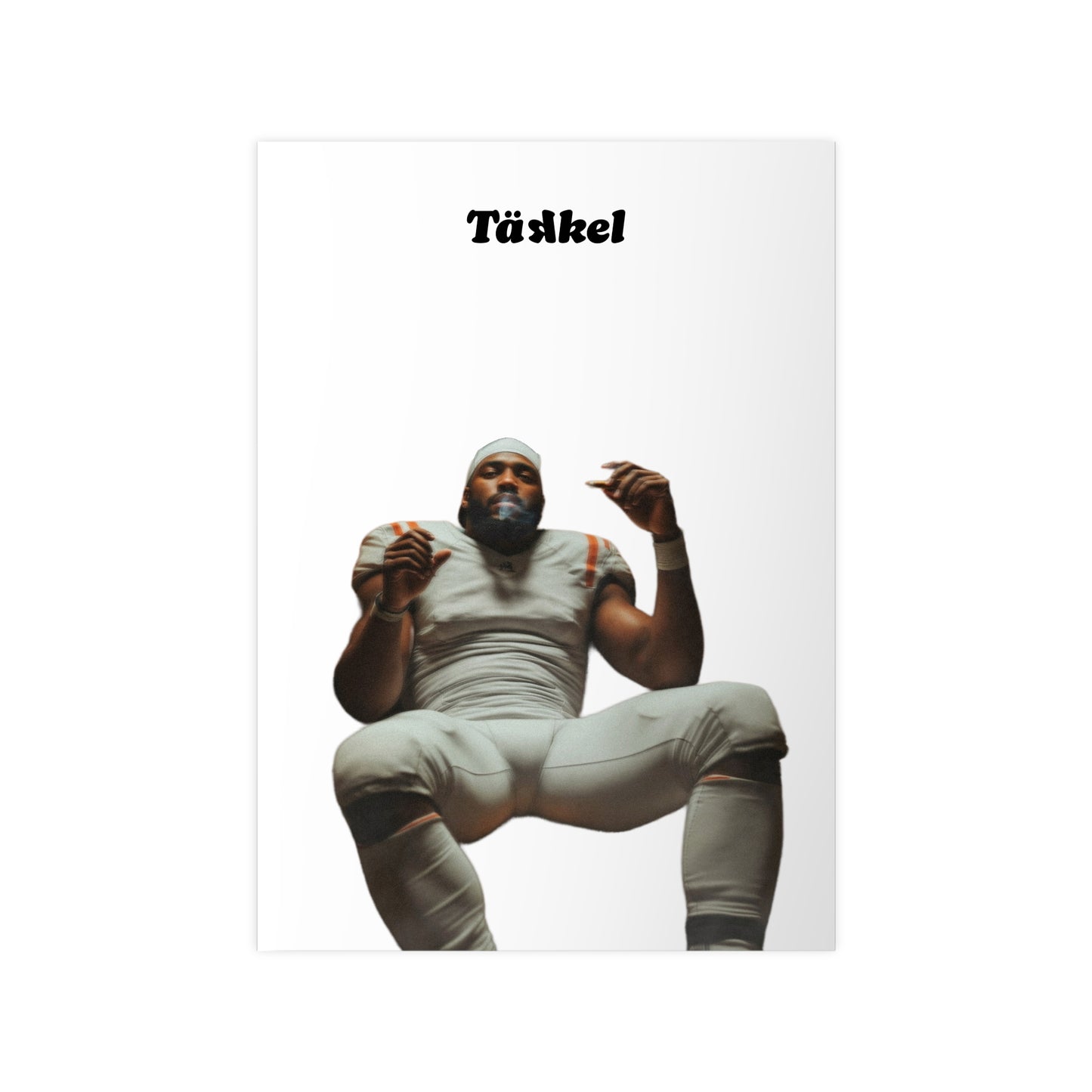 TÄKKEL Poster – Football Player Power Design