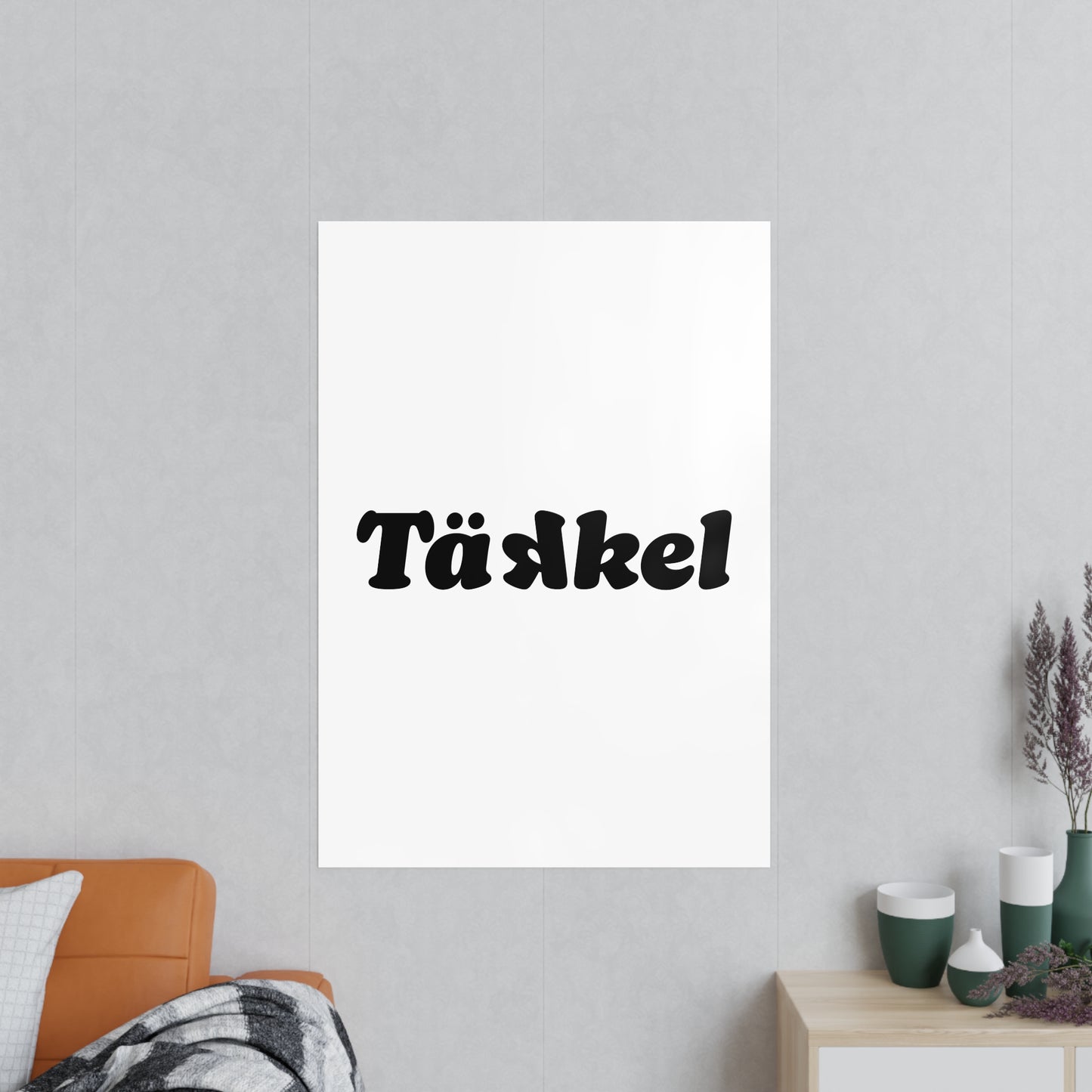 TÄKKEL Poster – Bold Football Statement Design
