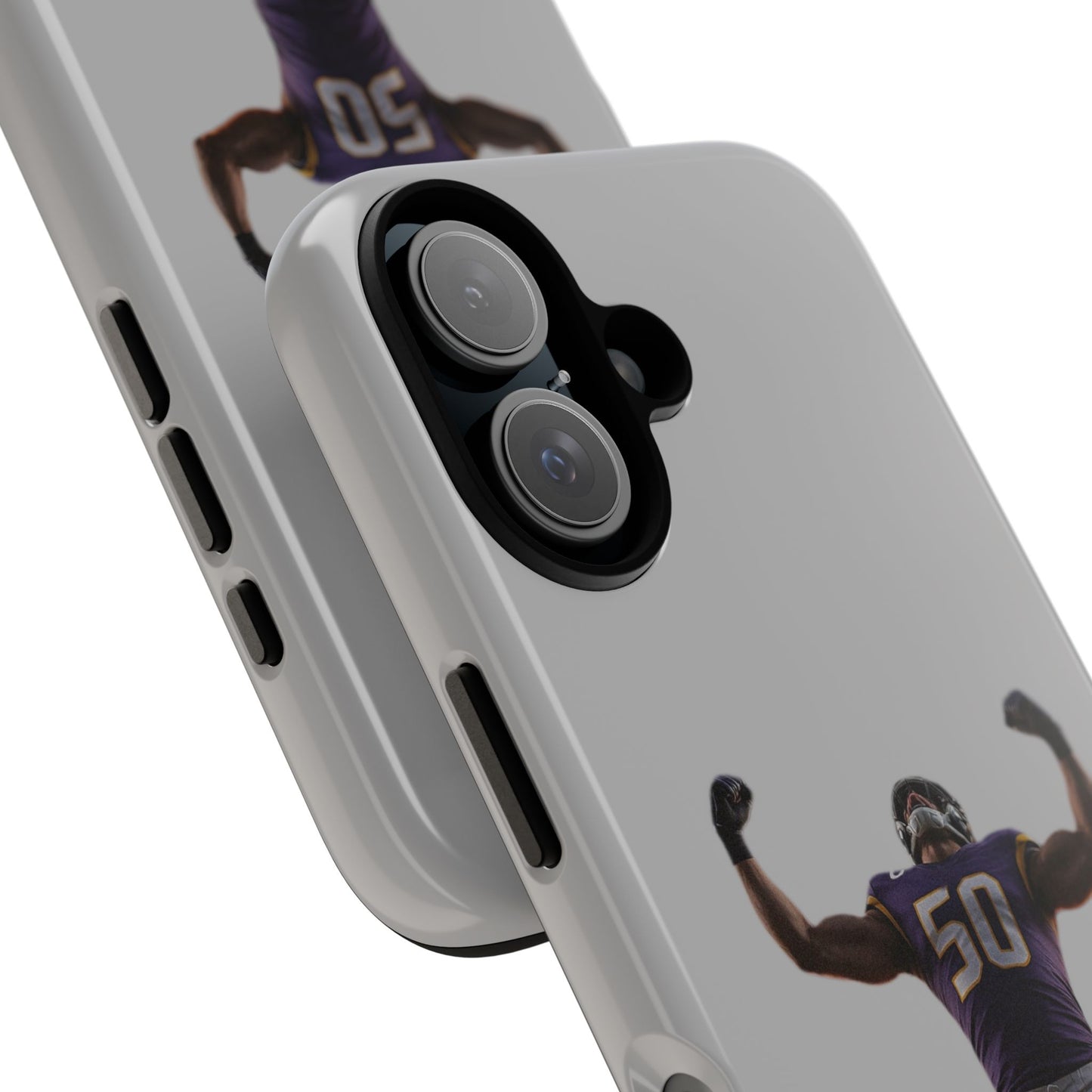 Never Enough Hard Case Grau iPhone