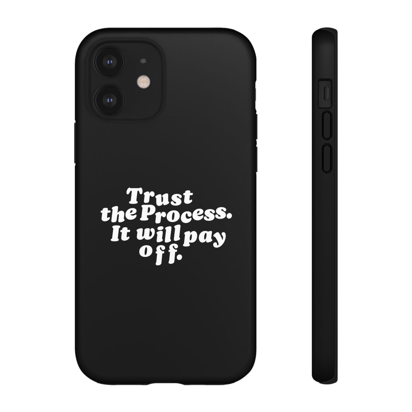 Trust harder Hard Case Schwarz iPhone