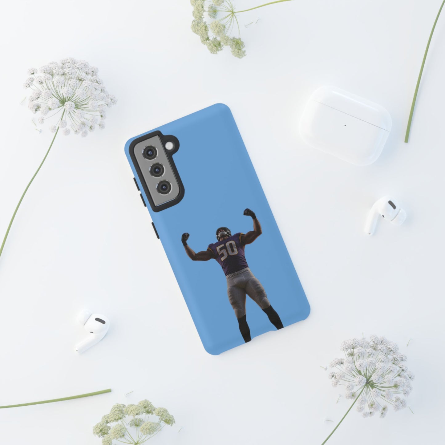 Defeating Hard Case Babyblau Samsung