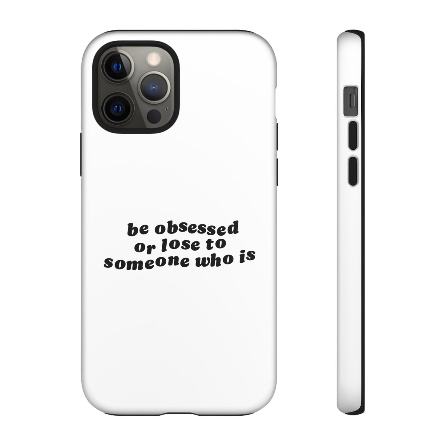 Be Obsessed Hard Case Weiß iPhone