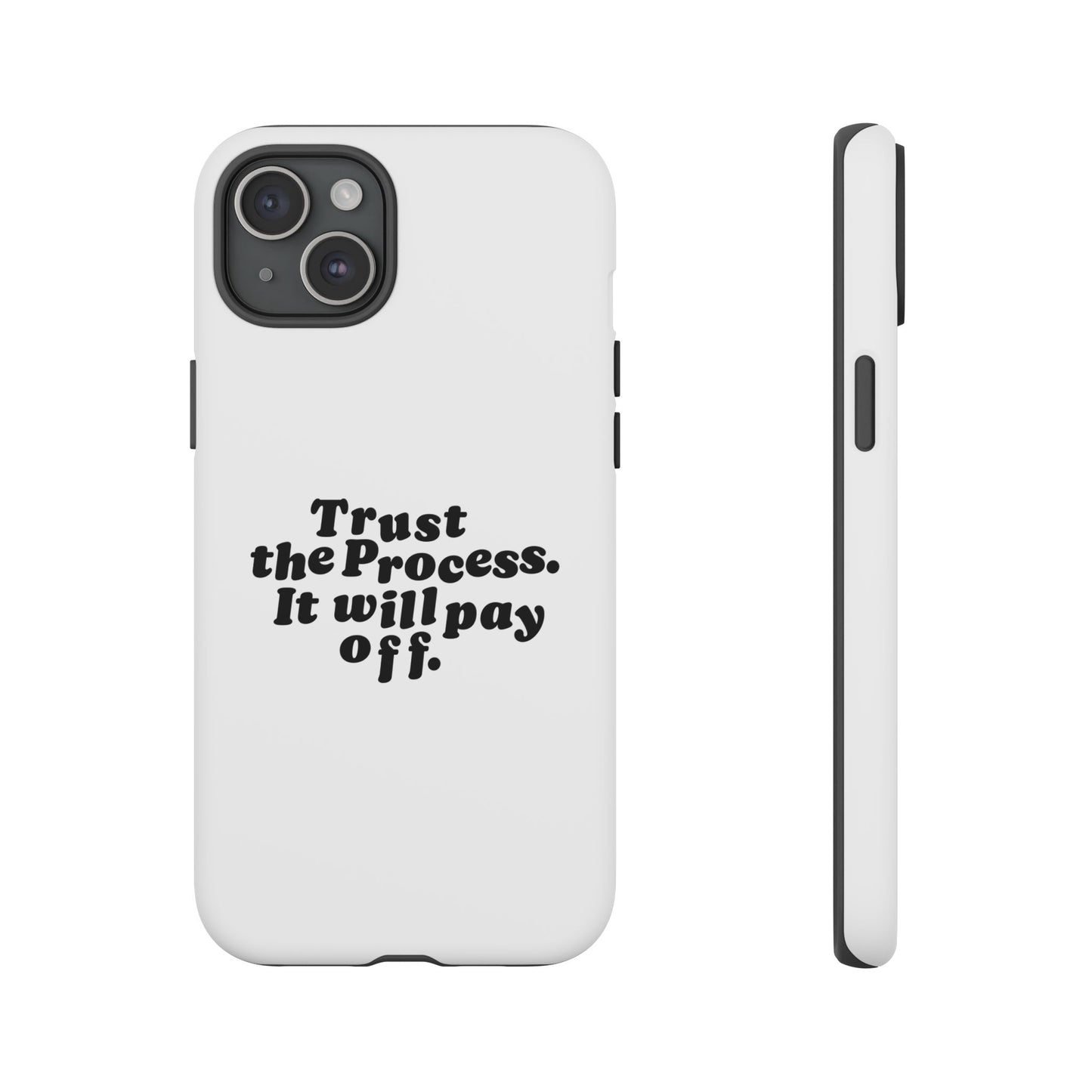 Trust harder Hard Case Weiß iPhone