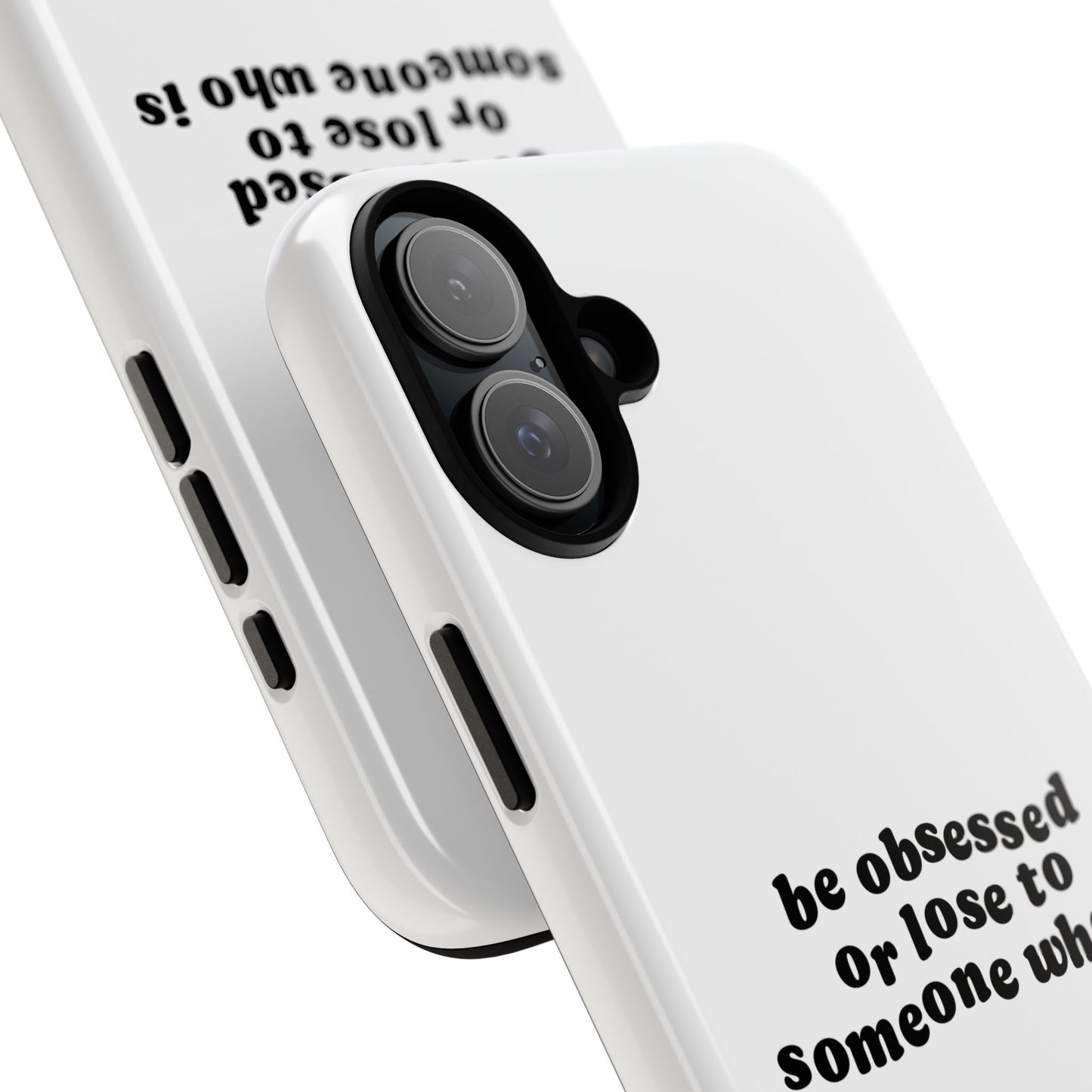 Be Obsessed Hard Case Weiß iPhone