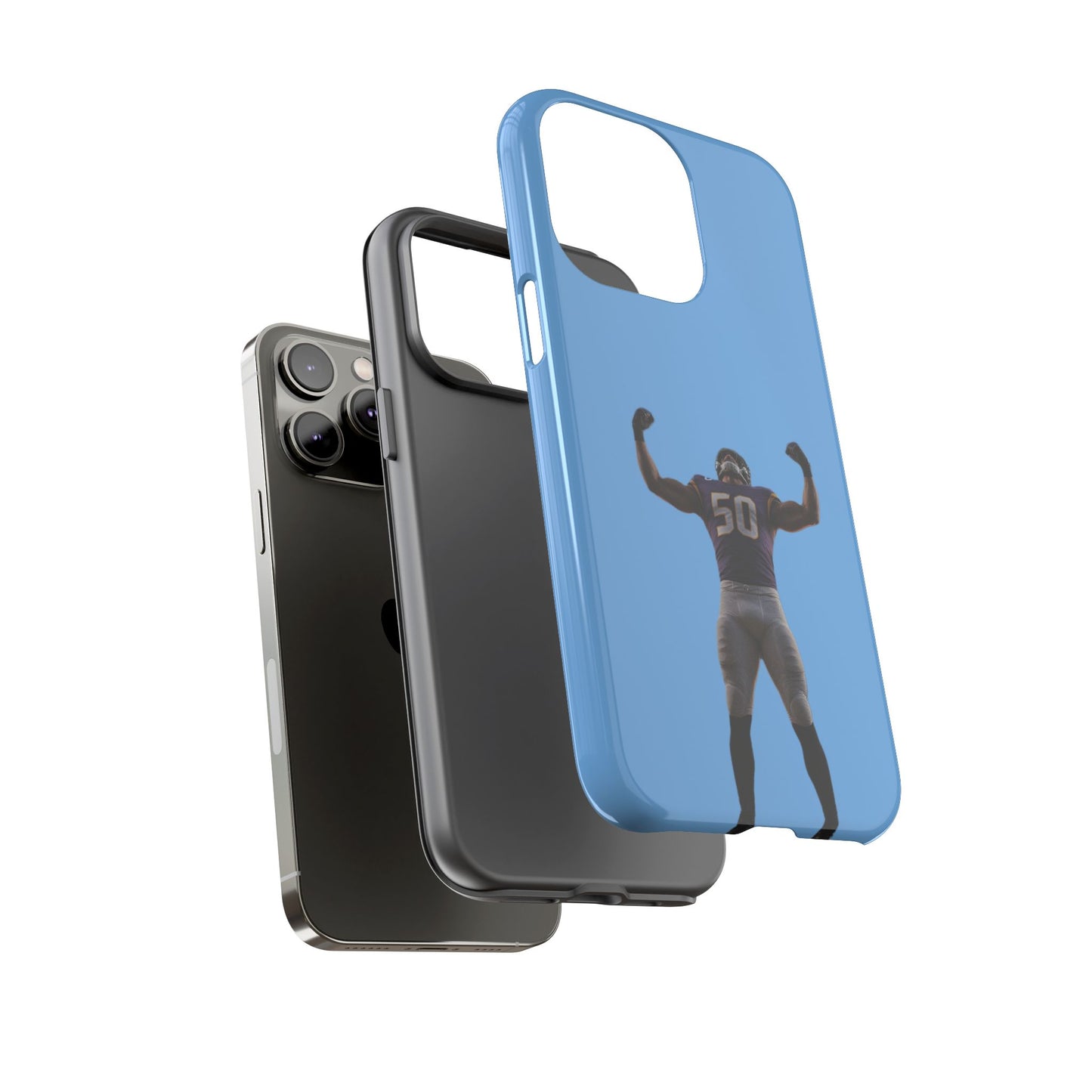 Never Enough Hard Case Babyblau iPhone