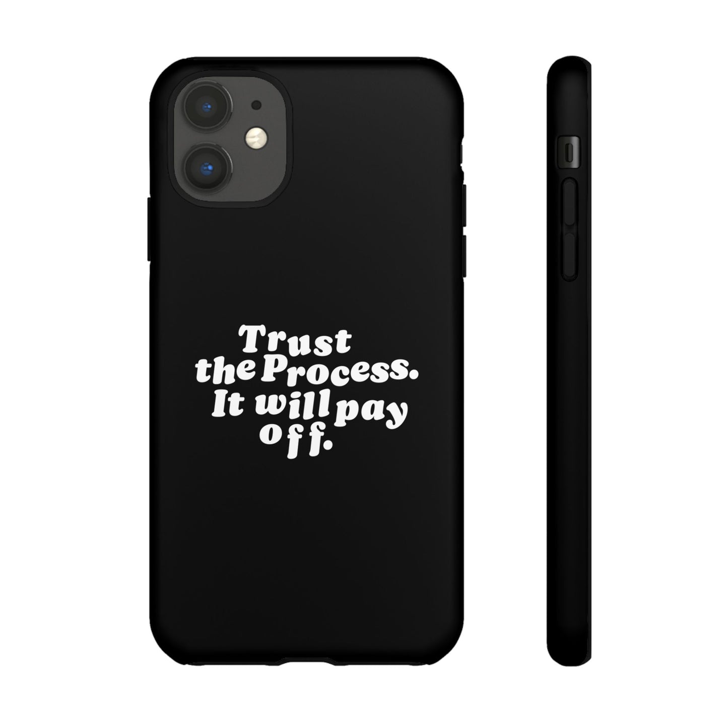 Trust harder Hard Case Schwarz iPhone
