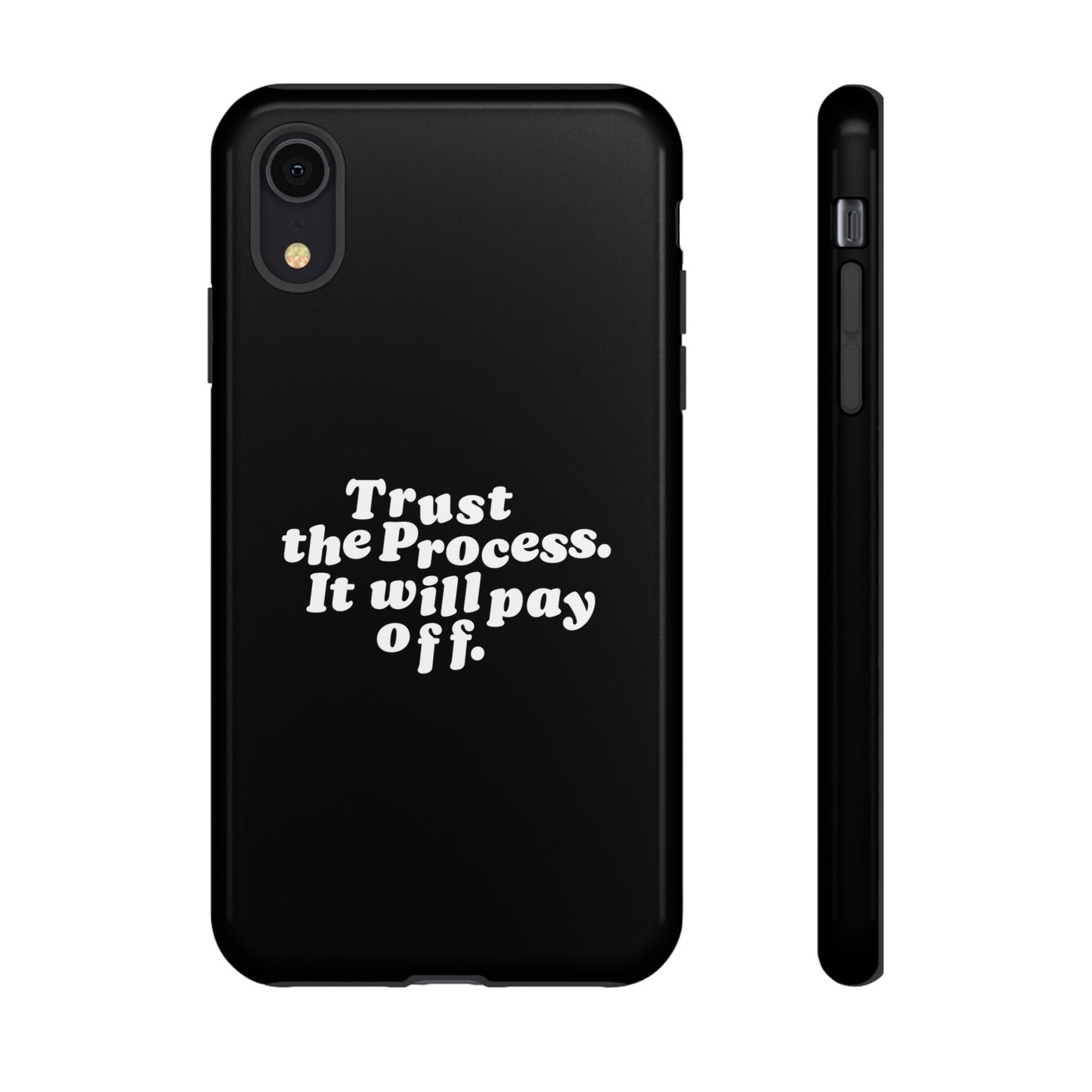 Trust harder Hard Case Schwarz iPhone