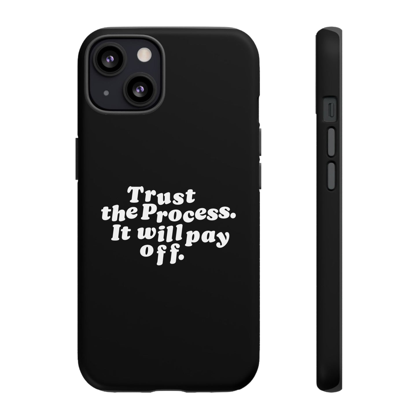 Trust harder Hard Case Schwarz iPhone