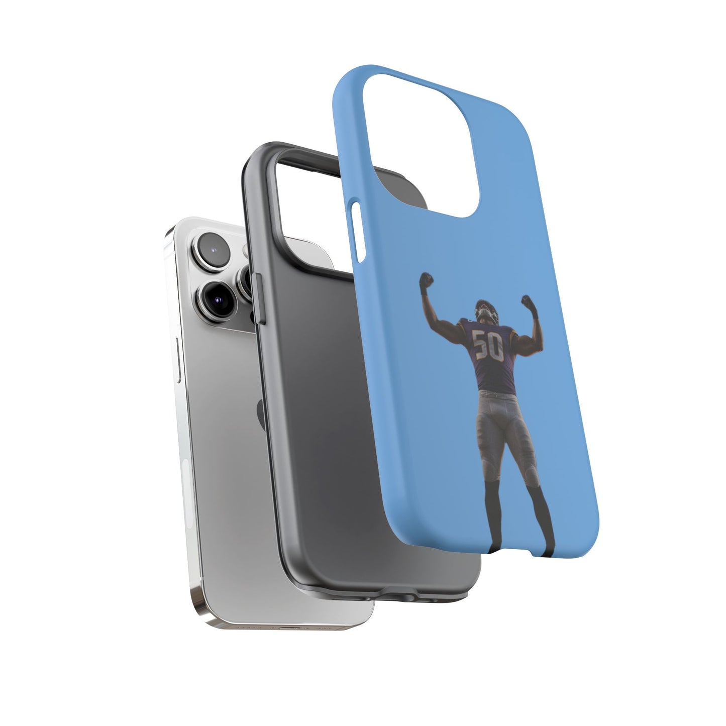Never Enough Hard Case Babyblau iPhone