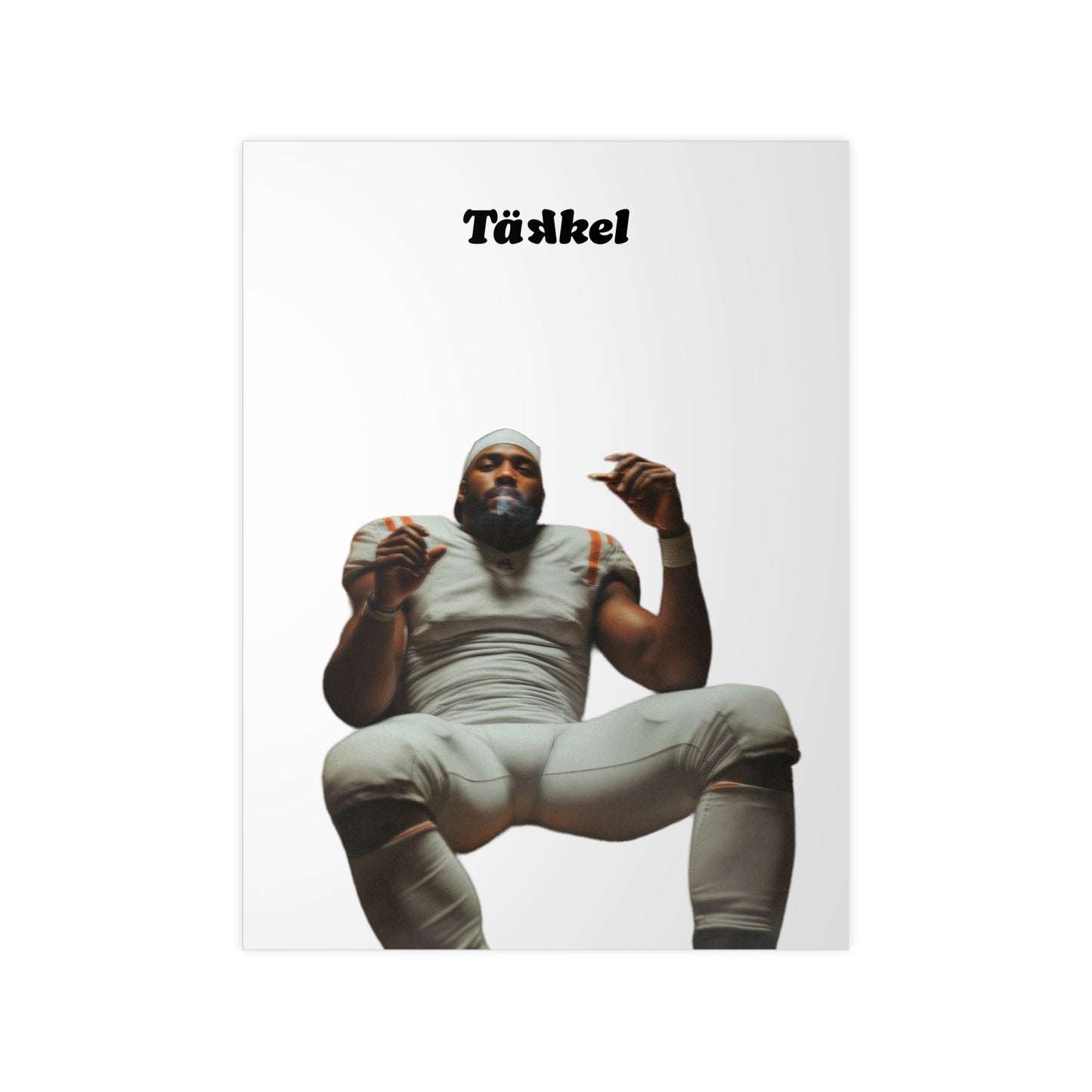 TÄKKEL Poster – Football Player Power Design