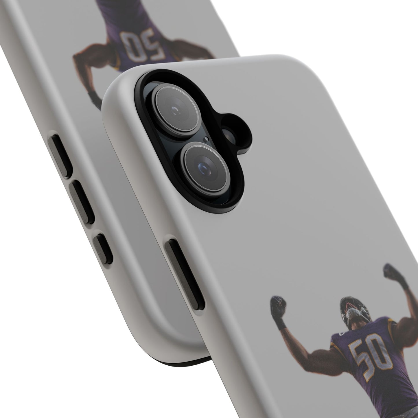 Never Enough Hard Case Grau iPhone