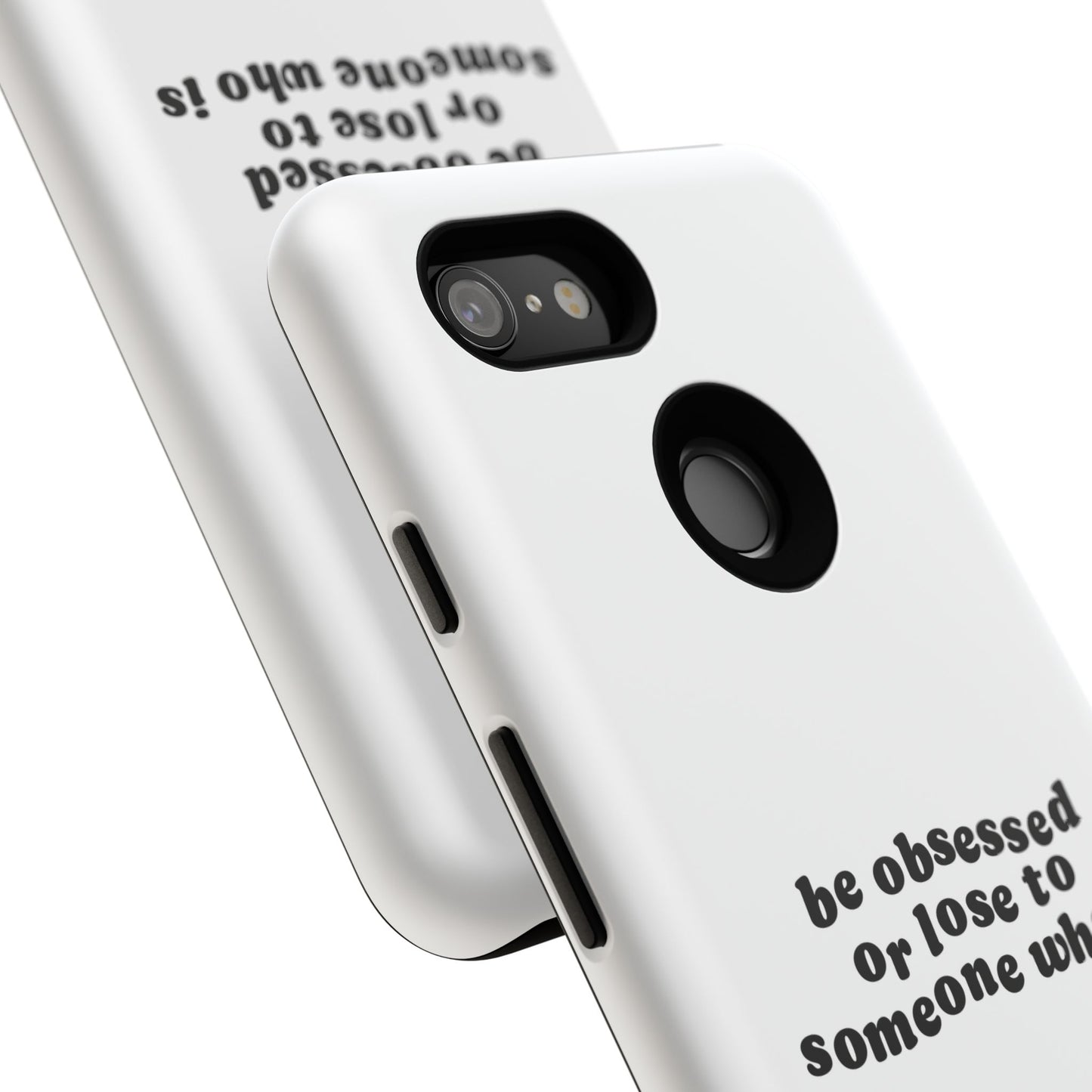 Too Obsessed Hard Case Weiß Google Pixel