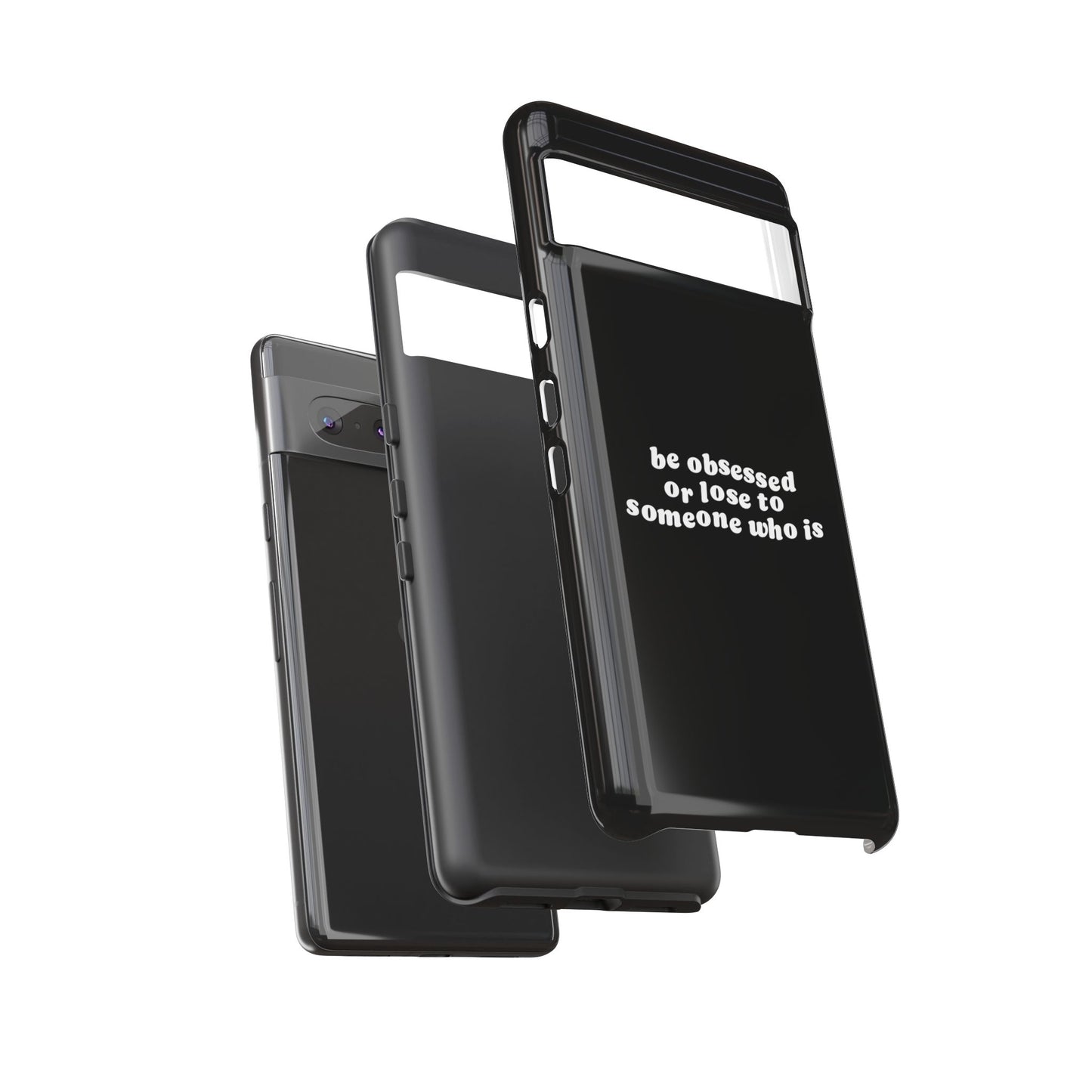 Too Obsessed Hard Case Schwarz Google Pixel