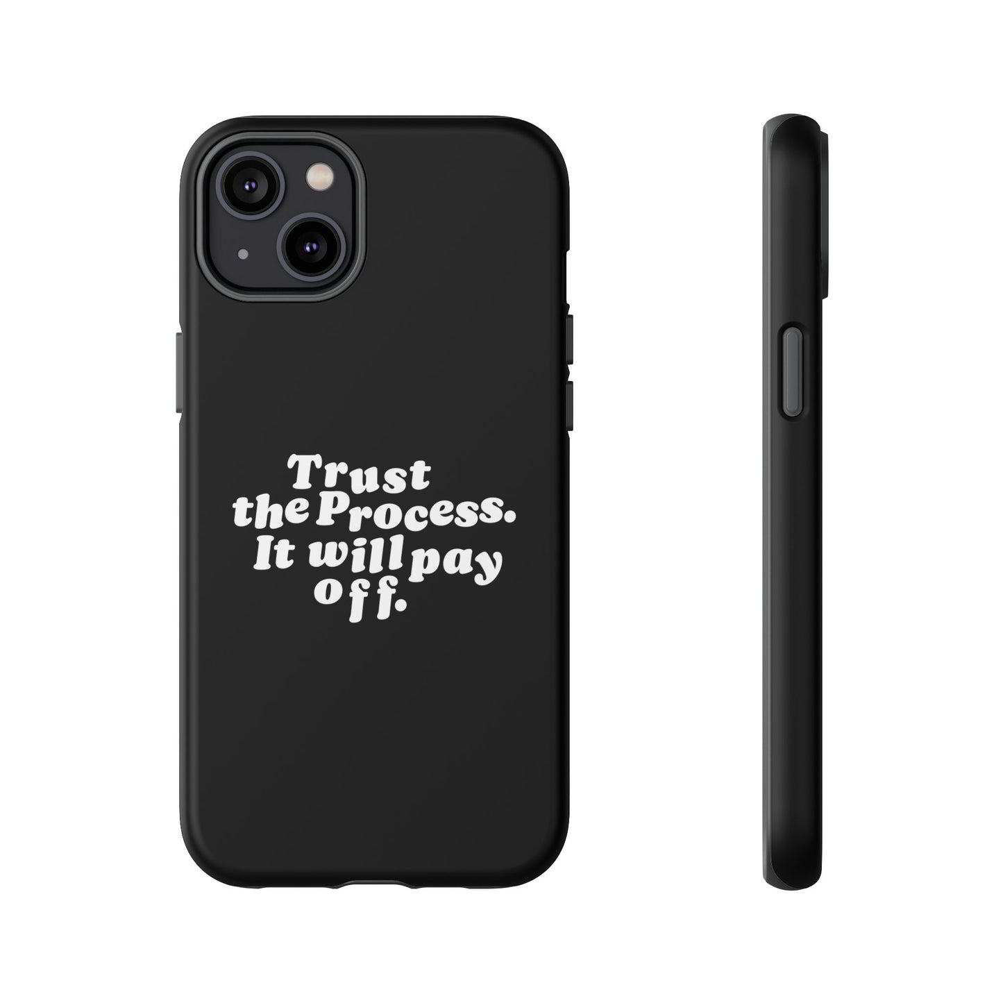 Trust harder Hard Case Schwarz iPhone