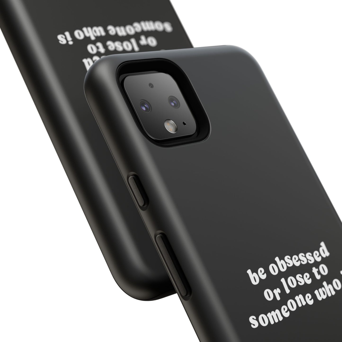 Too Obsessed Hard Case Schwarz Google Pixel