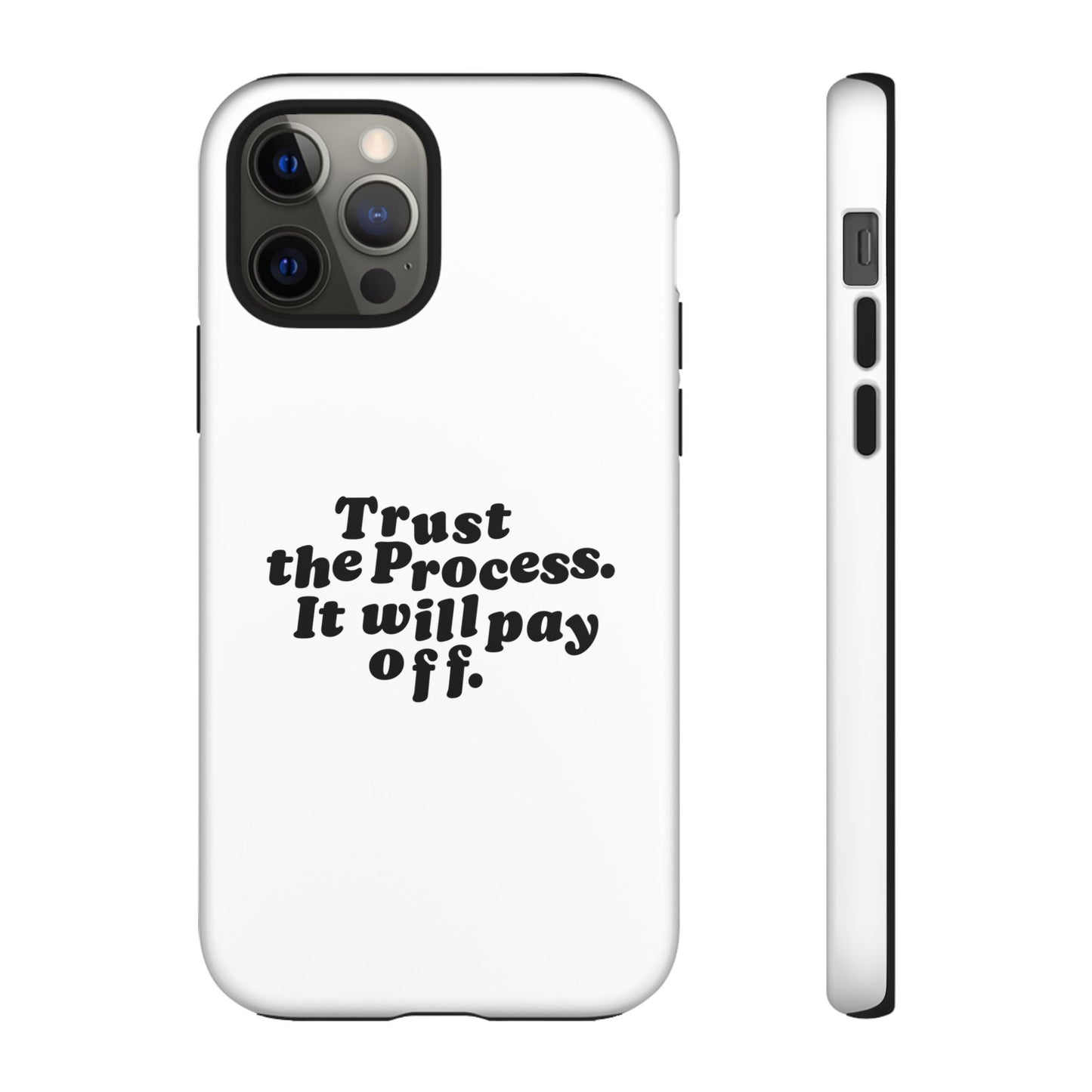 Trust harder Hard Case Weiß iPhone