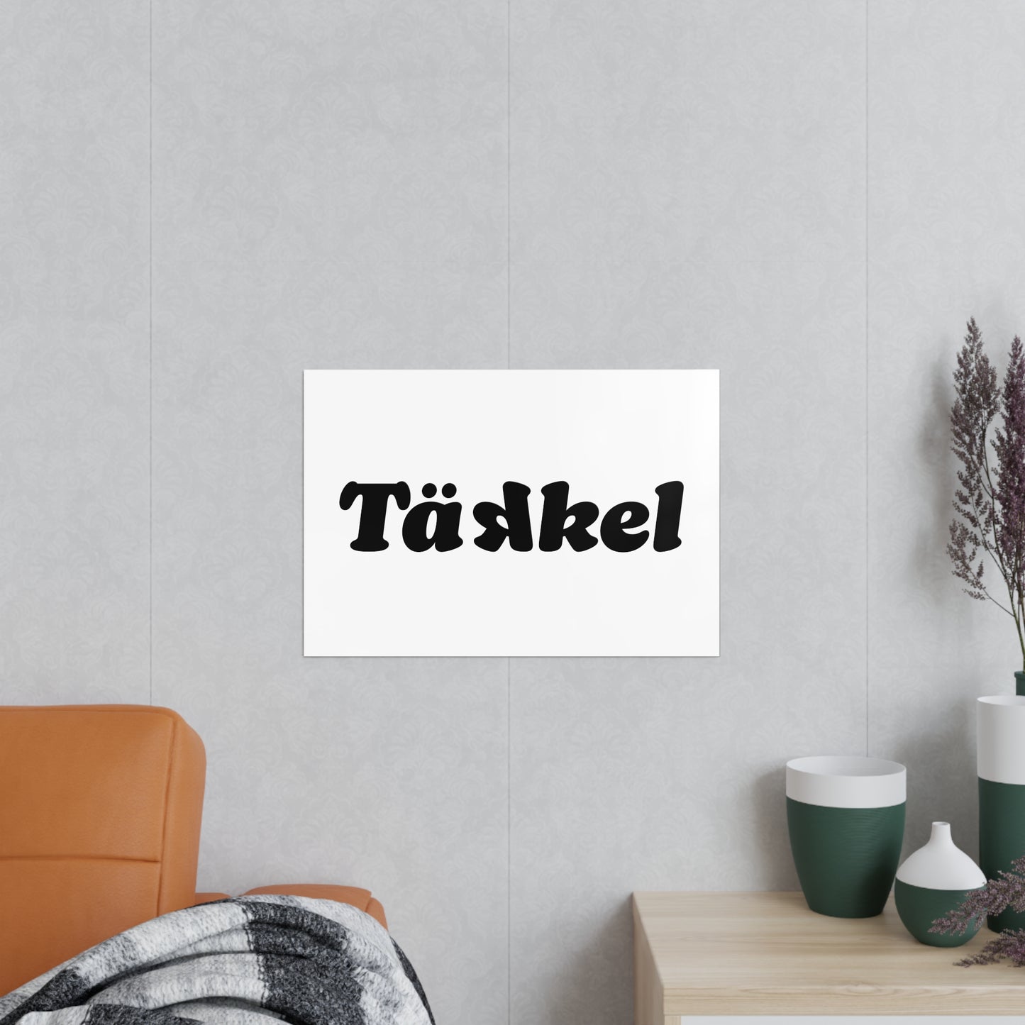 TÄKKEL Poster – Bold Football Statement Design