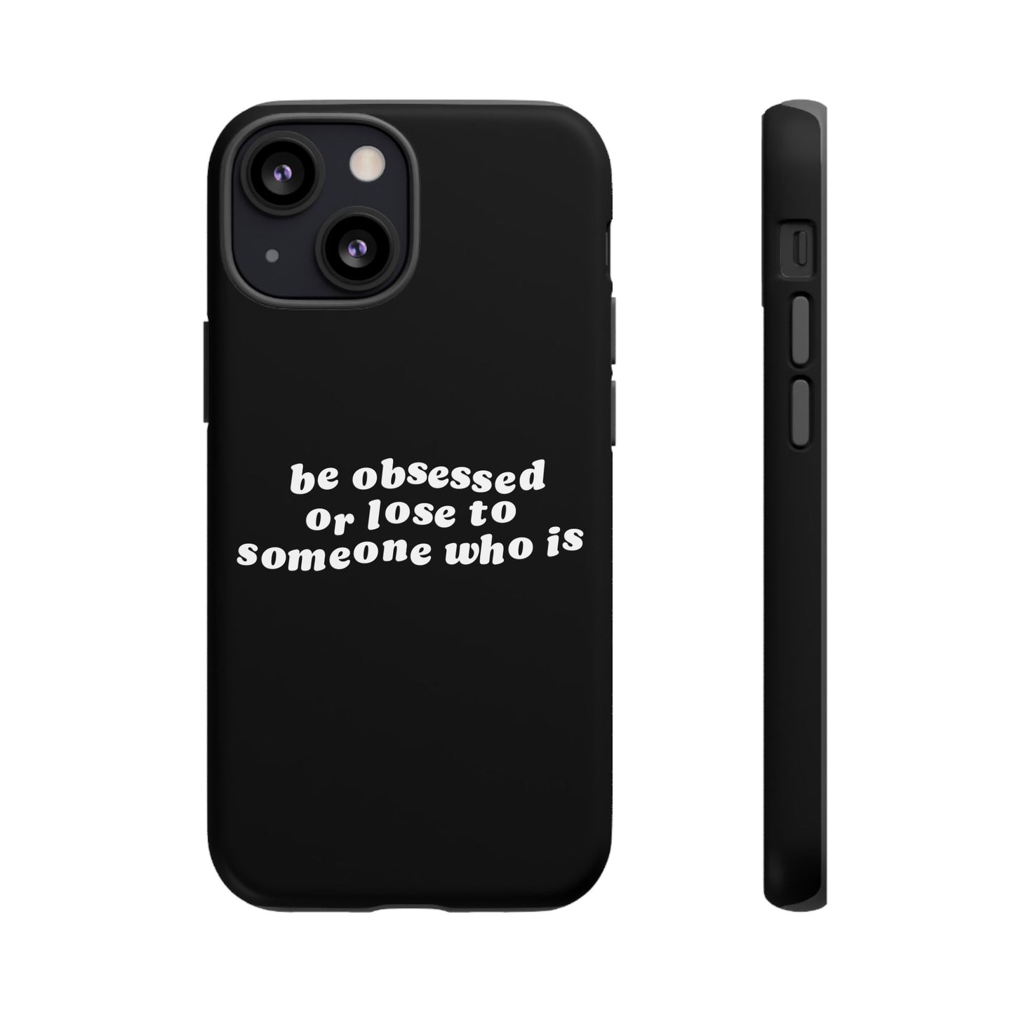 Be Obsessed Hard Case Schwarz iPhone