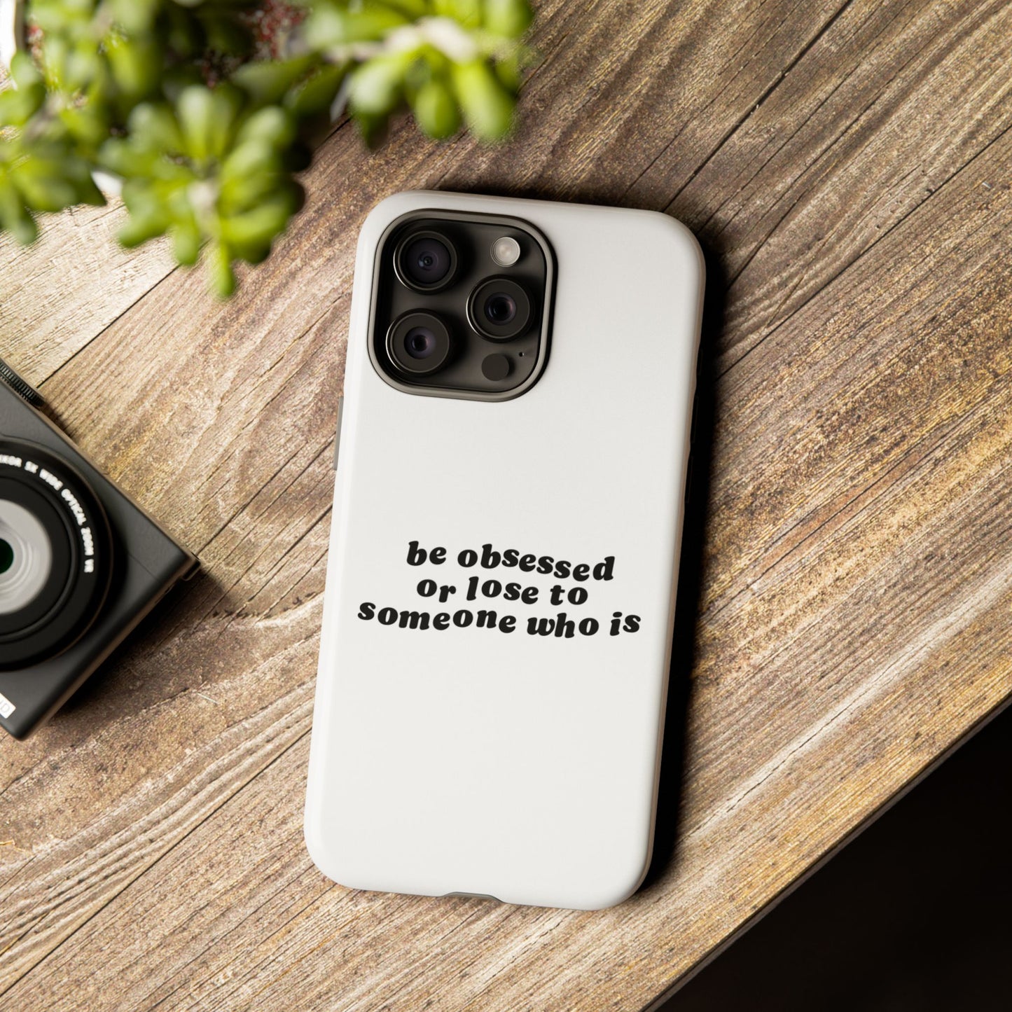 Be Obsessed Hard Case Weiß iPhone