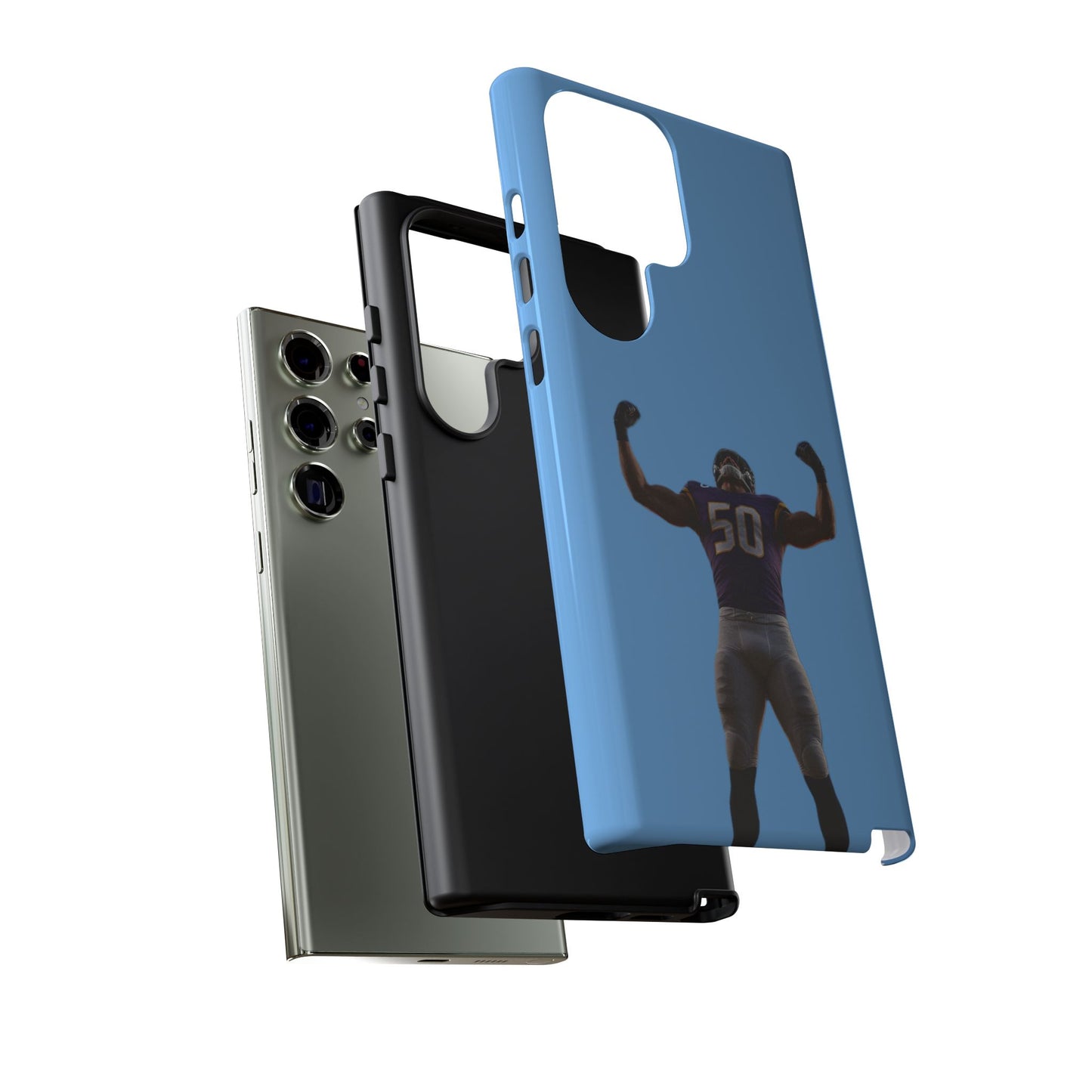 Defeating Hard Case Babyblau Samsung