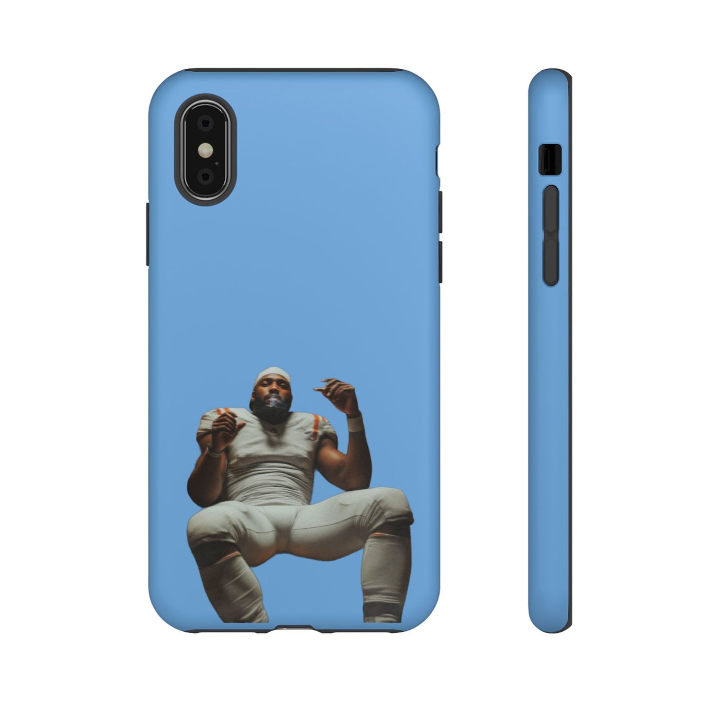 Who´s gonna smoke Hard Case Babyblau iPhone