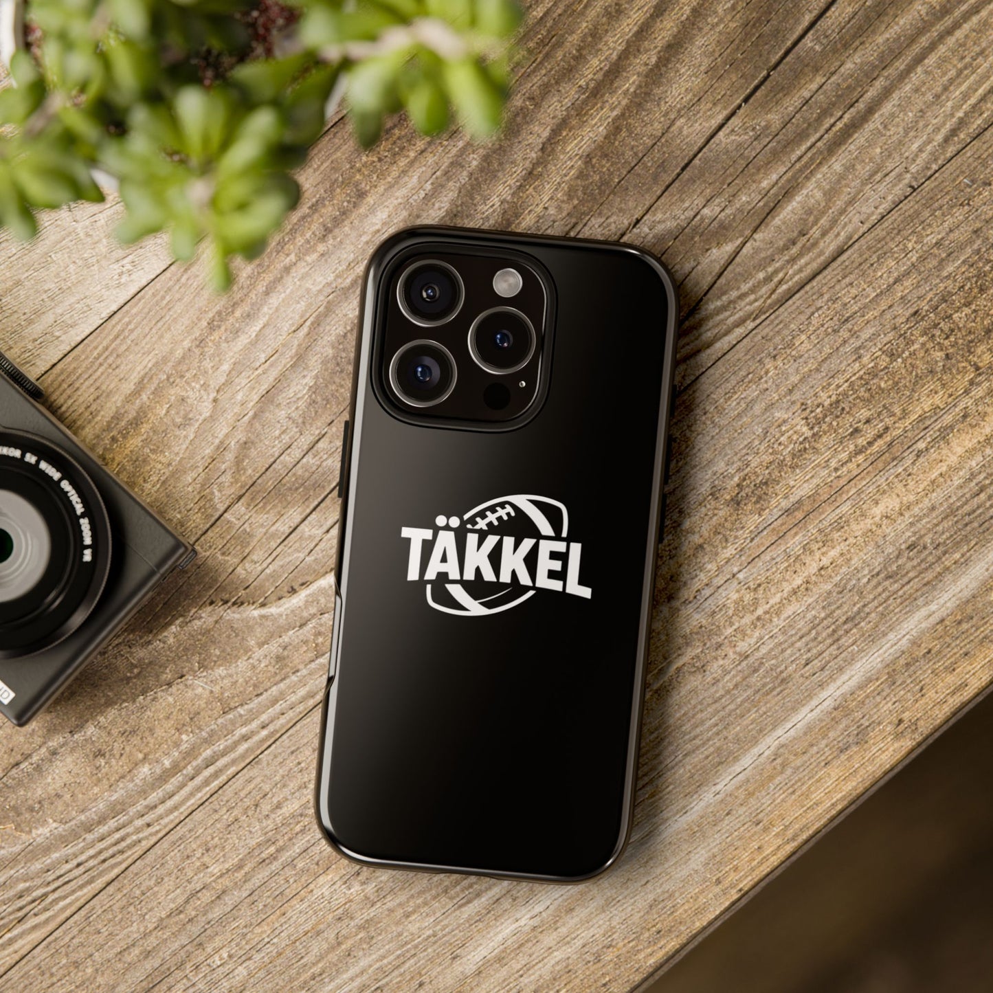 TÄKKEL FOOTBALL Hard Case Schwarz iPhone