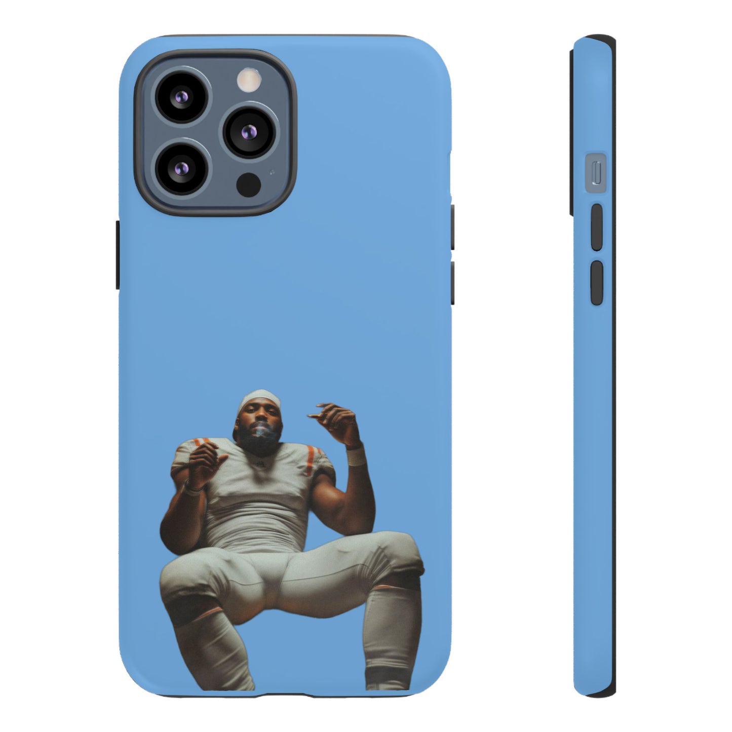 Who´s gonna smoke Hard Case Babyblau iPhone