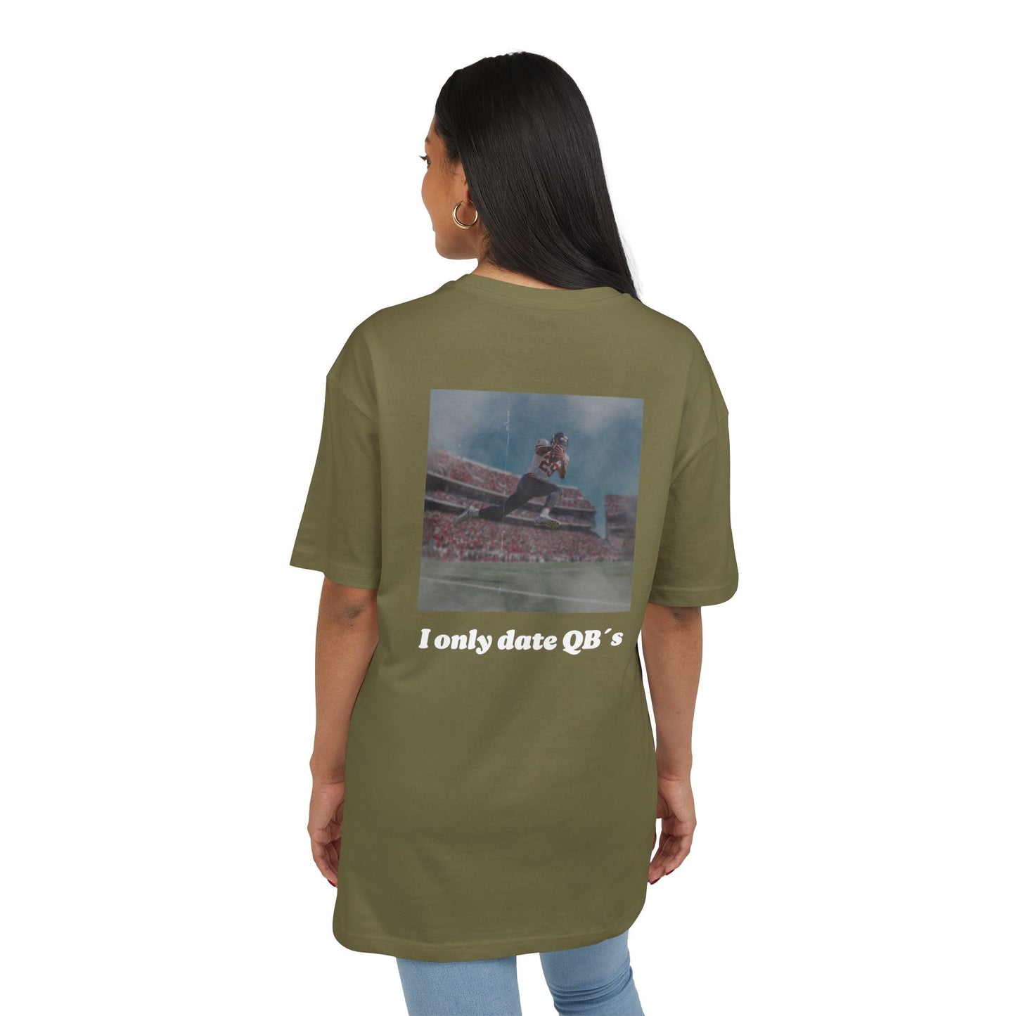 Unisex Heavy Oversize TEE I ONLY DATE QB`S