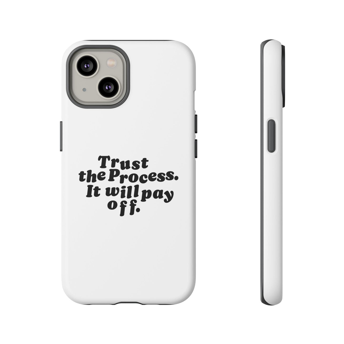 Trust harder Hard Case Weiß iPhone