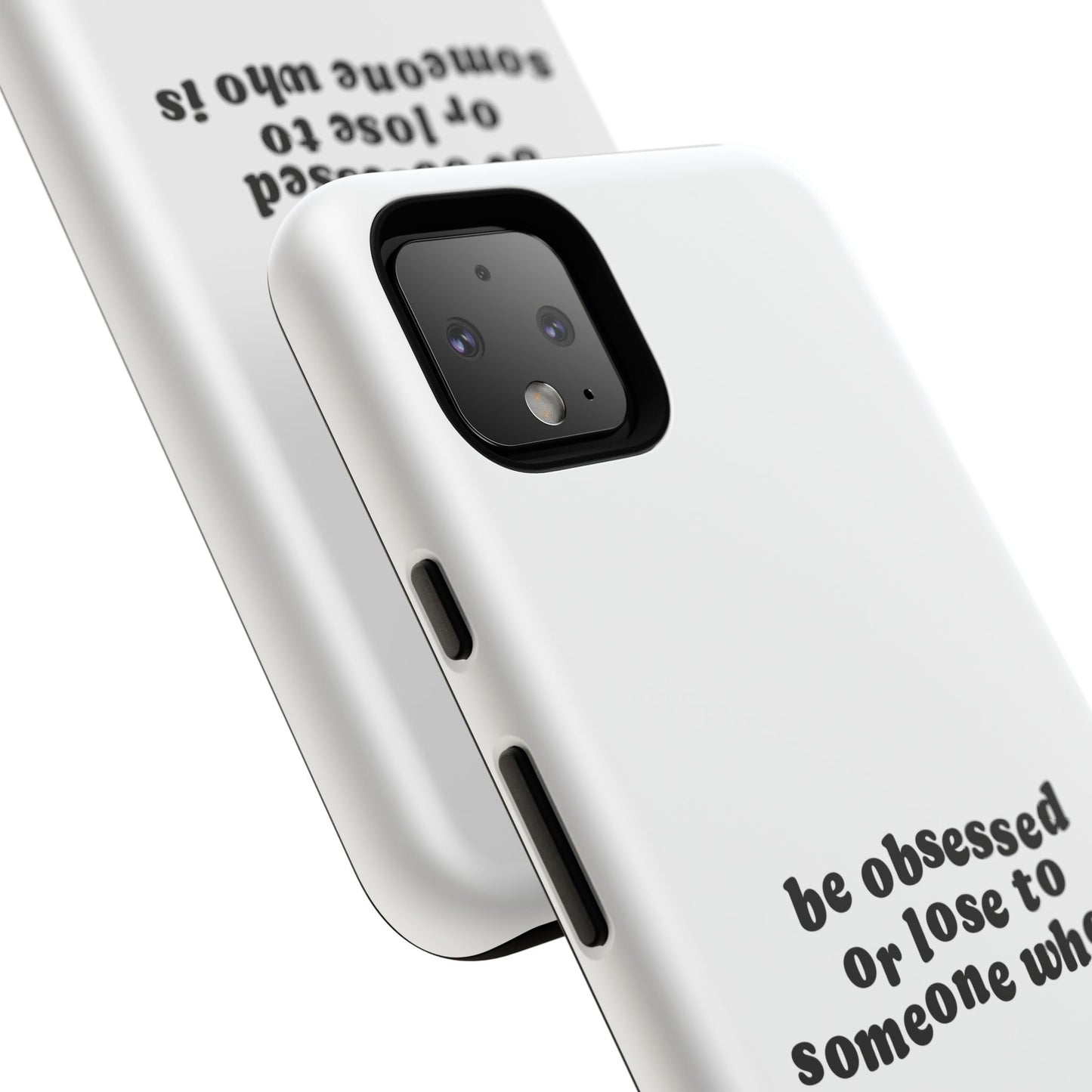 Too Obsessed Hard Case Weiß Google Pixel