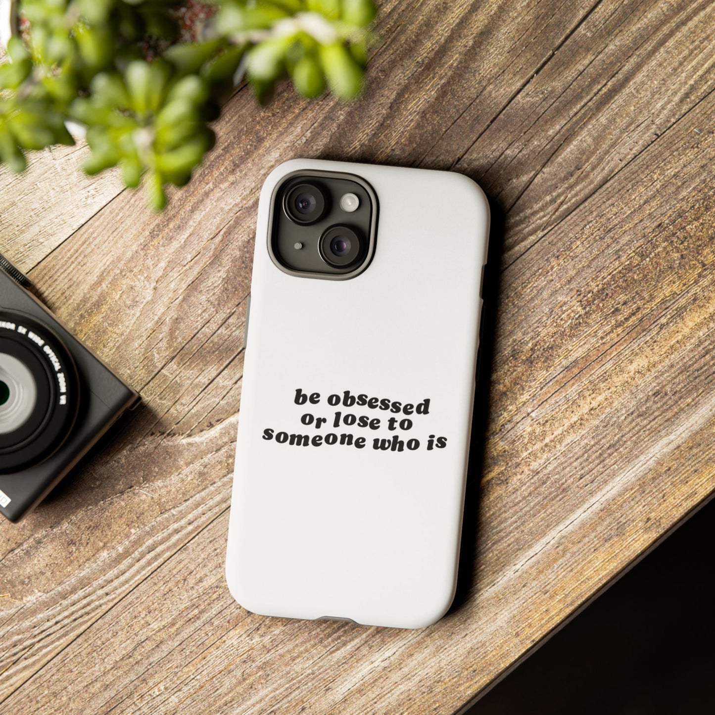 Be Obsessed Hard Case Weiß iPhone