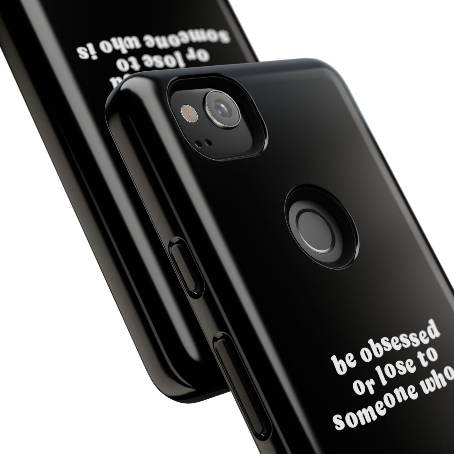 Too Obsessed Hard Case Schwarz Google Pixel