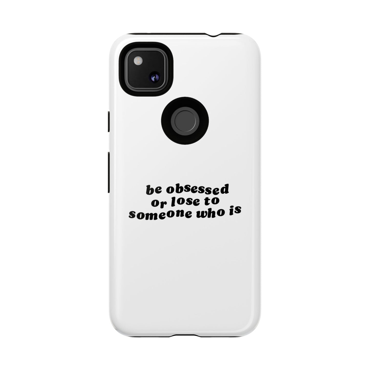 Too Obsessed Hard Case Weiß Google Pixel