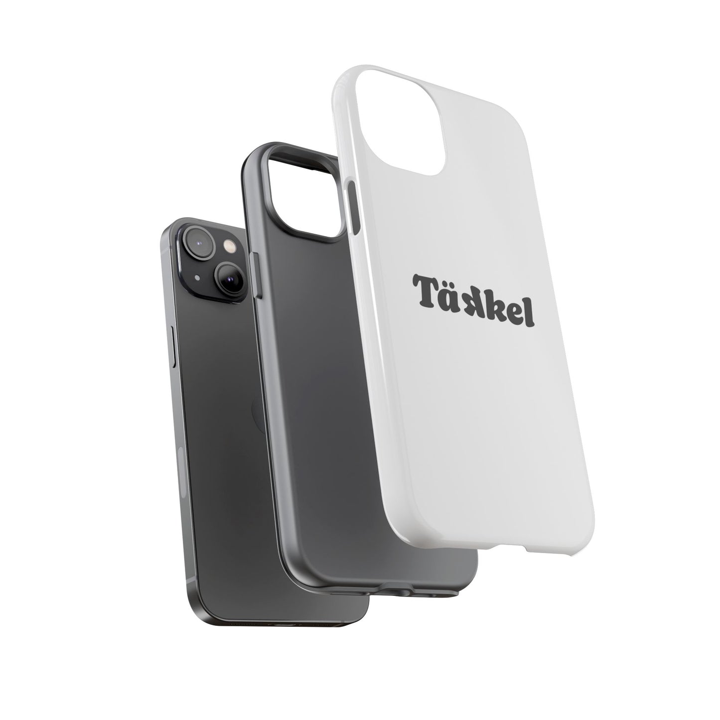 TÄKKEL Classic Hard Case Weiß iPhone
