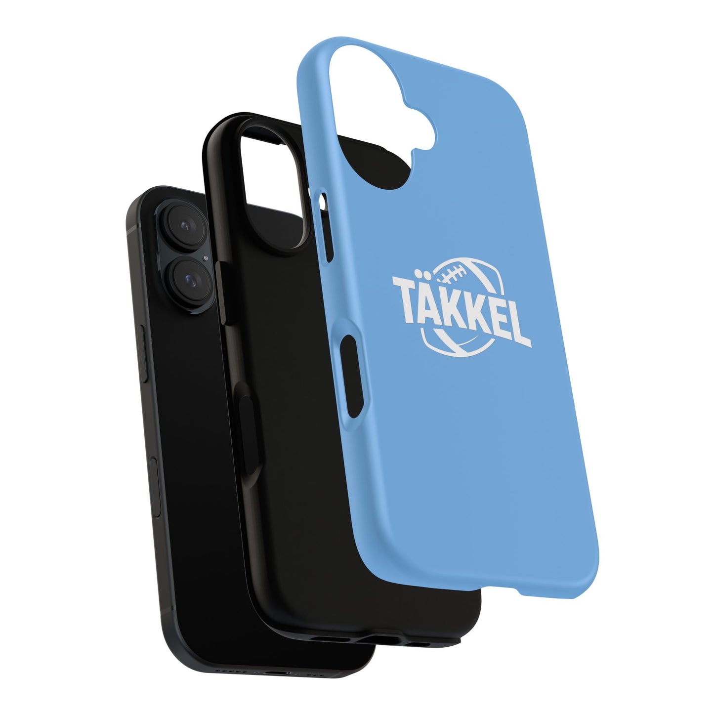 TÄKKEL FOOTBALL Hard Case Babyblau iPhone