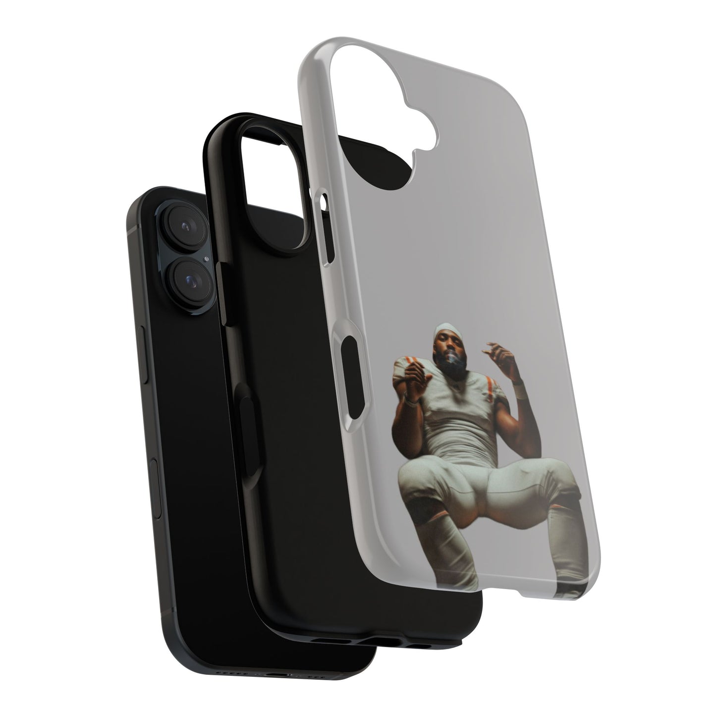 Who´s gonna smoke Hard Case Grau iPhone