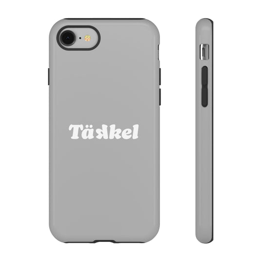 TÄKKEL Classic Hard Case Grau iPhone
