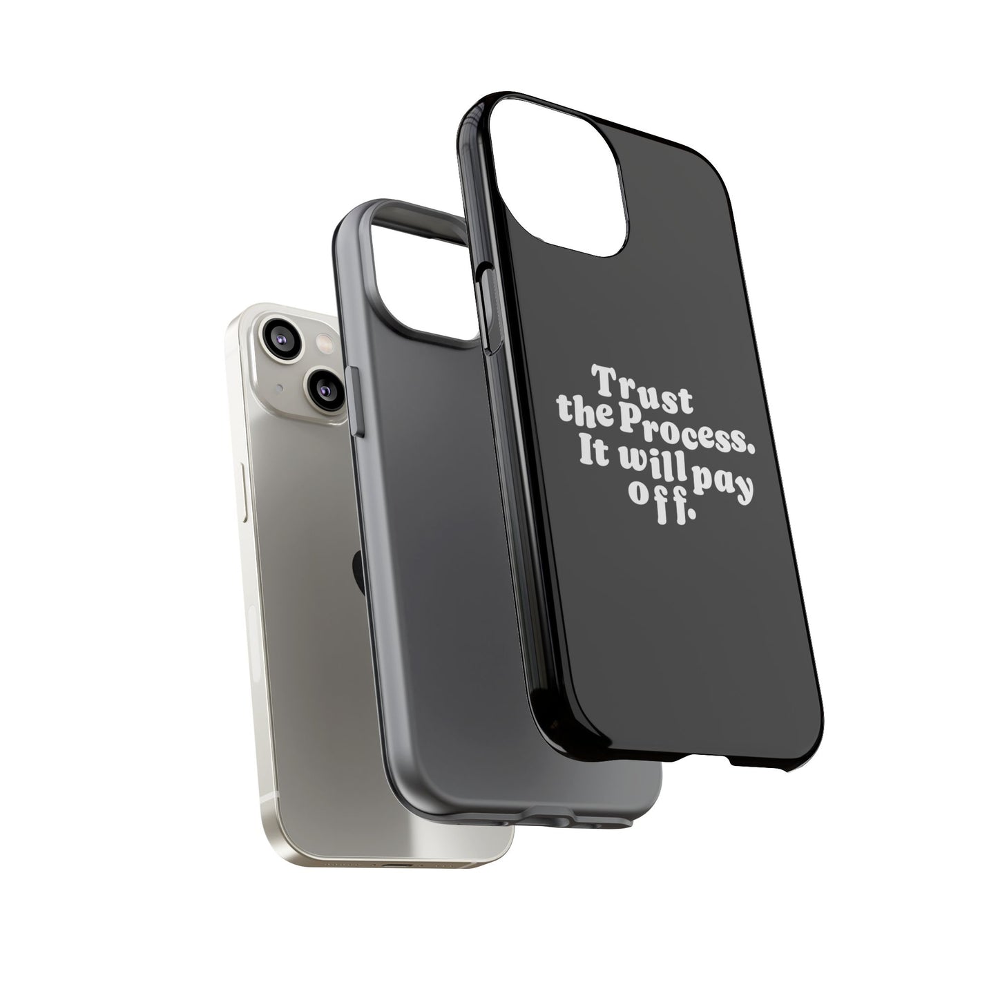 Trust harder Hard Case Schwarz iPhone