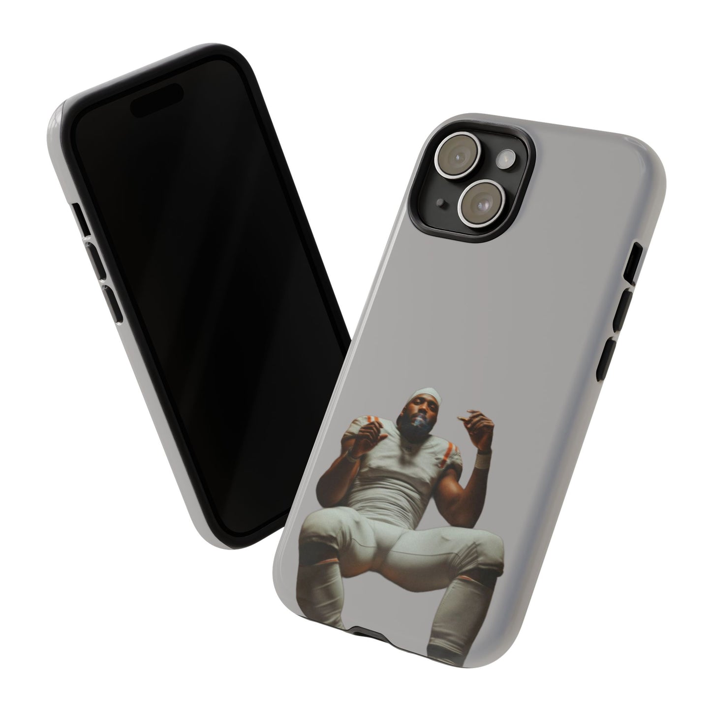 Who´s gonna smoke Hard Case Grau iPhone