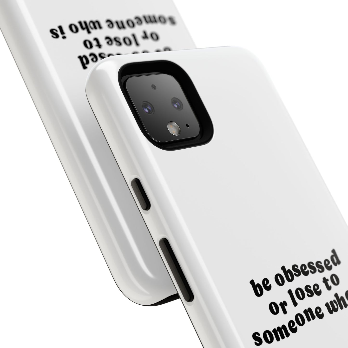 Too Obsessed Hard Case Weiß Google Pixel