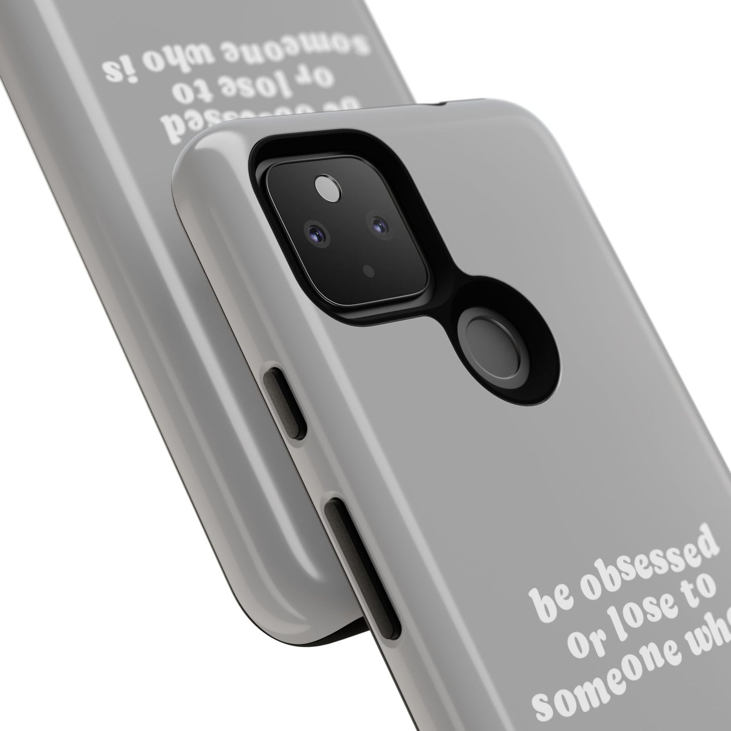 Too Obsessed Hard Case Grau Google Pixel