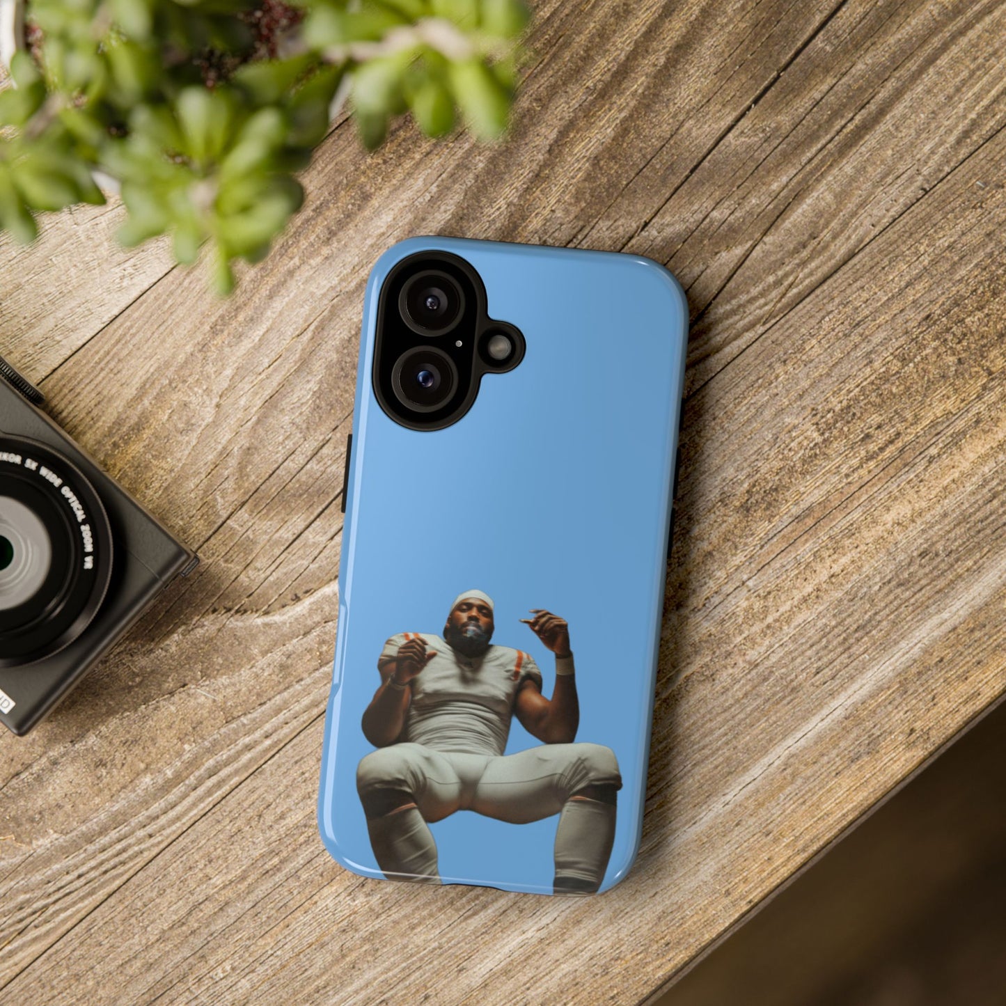 Who´s gonna smoke Hard Case Babyblau iPhone