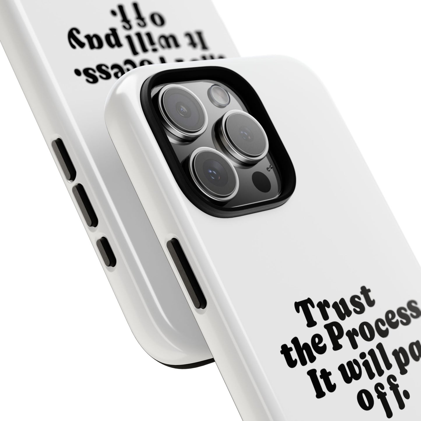 Trust harder Hard Case Weiß iPhone