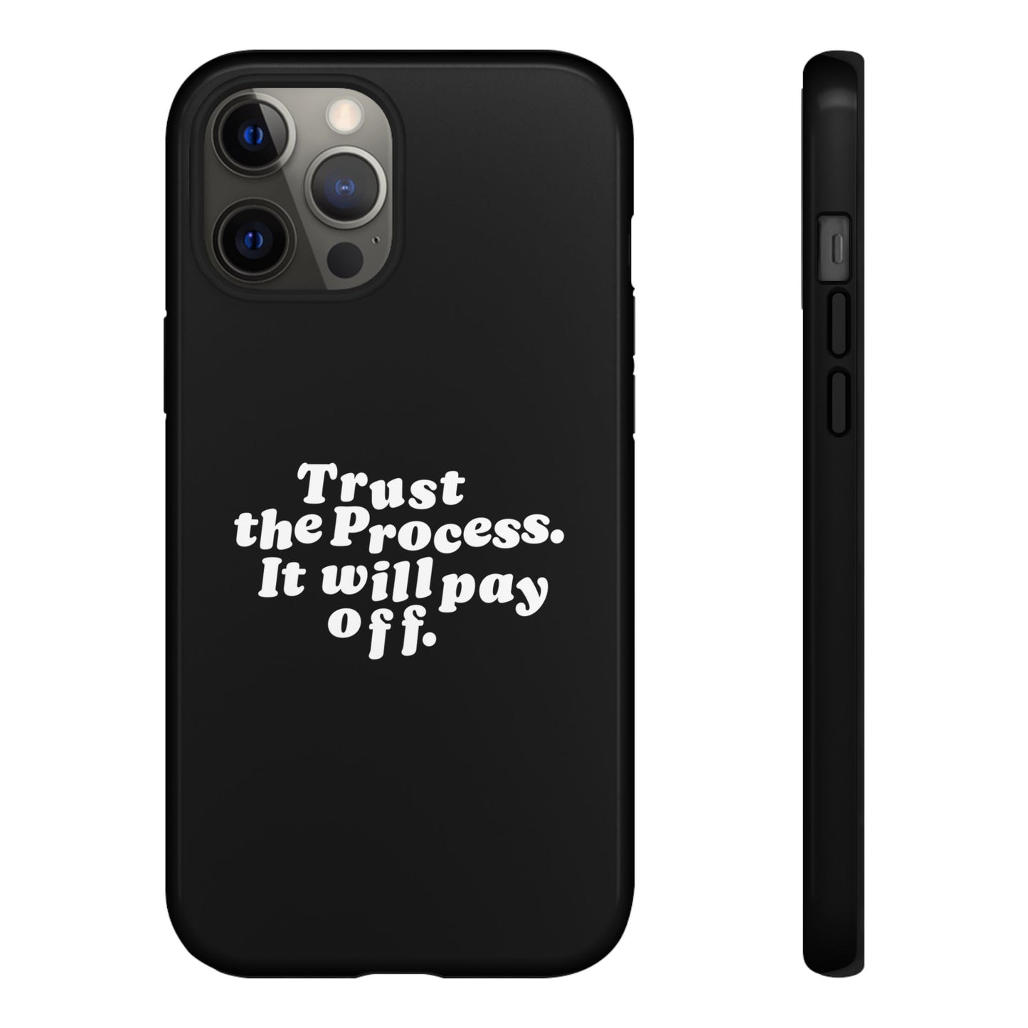 Trust harder Hard Case Schwarz iPhone