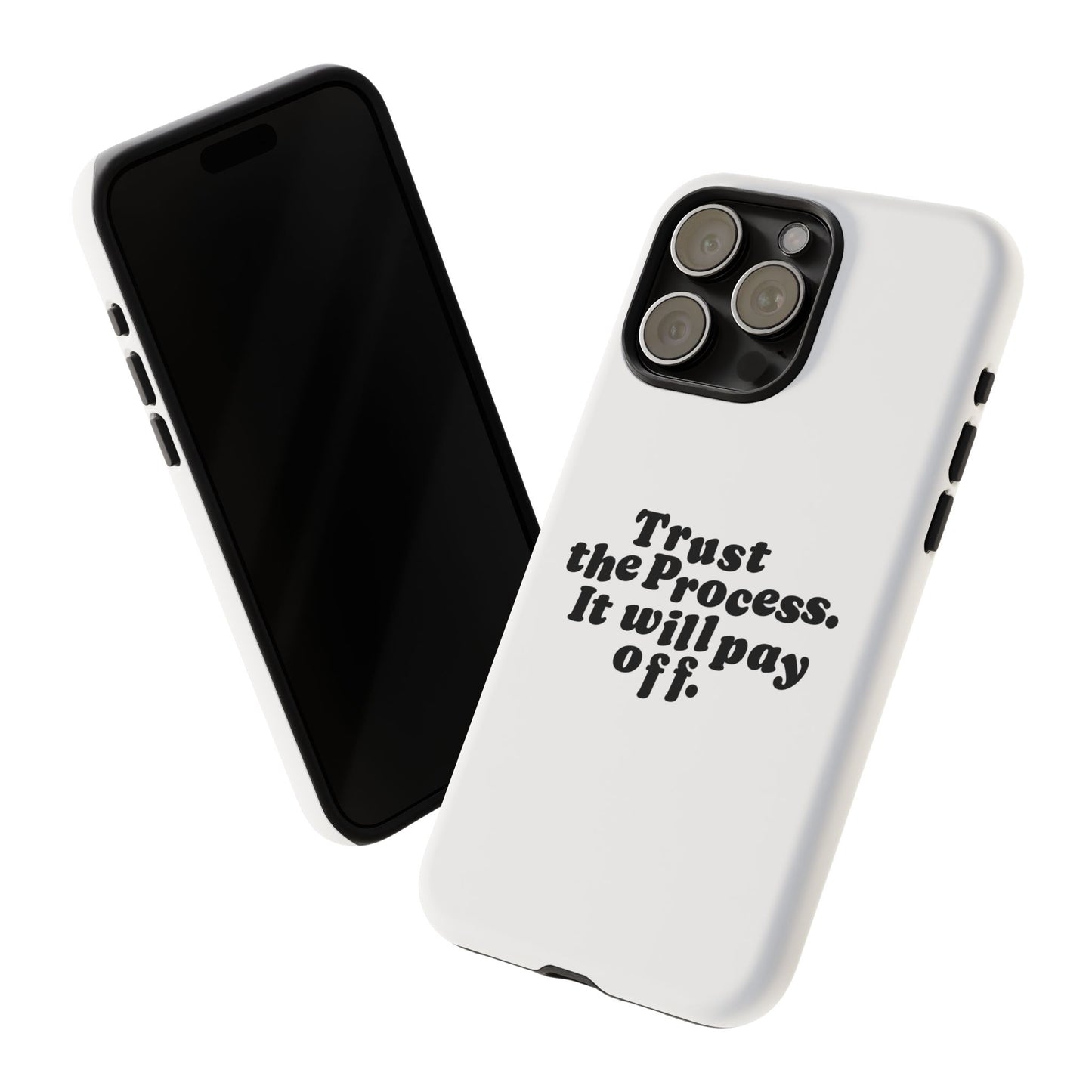 Trust harder Hard Case Weiß iPhone